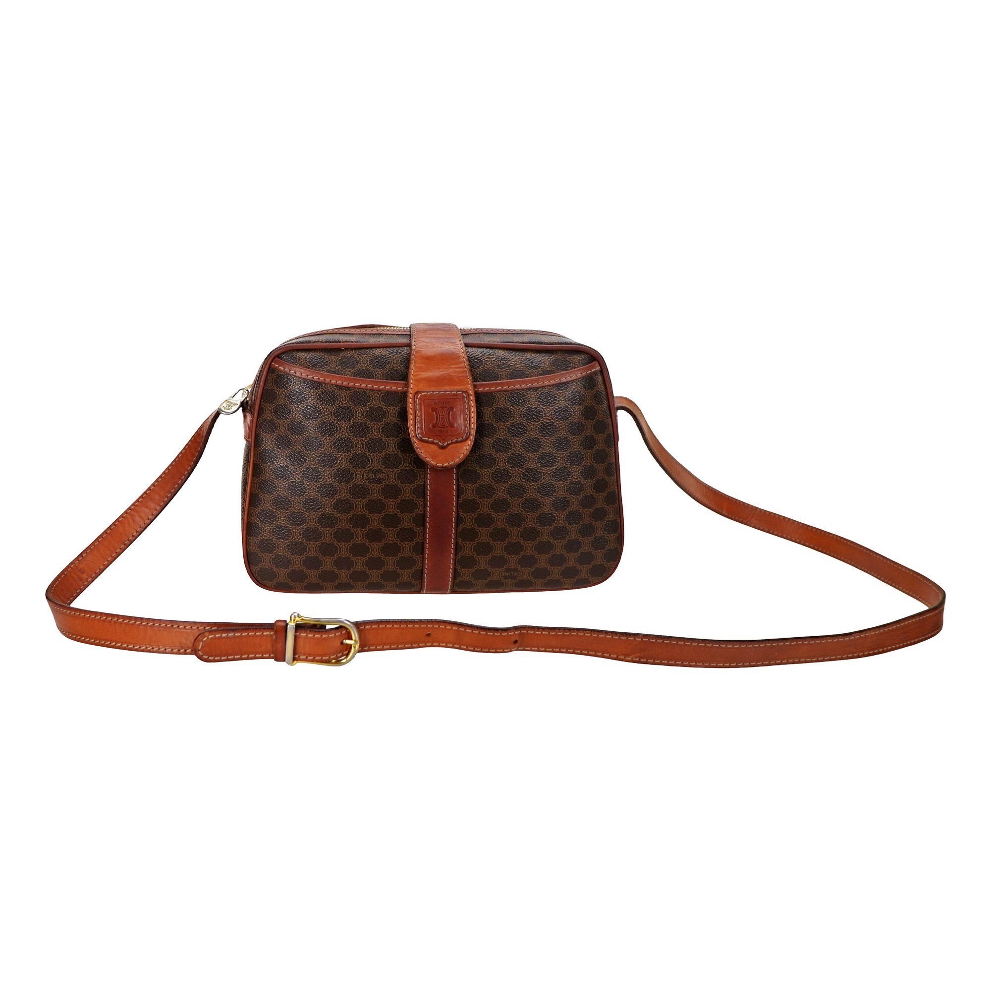 Celine Triomphe leather crossbody bag