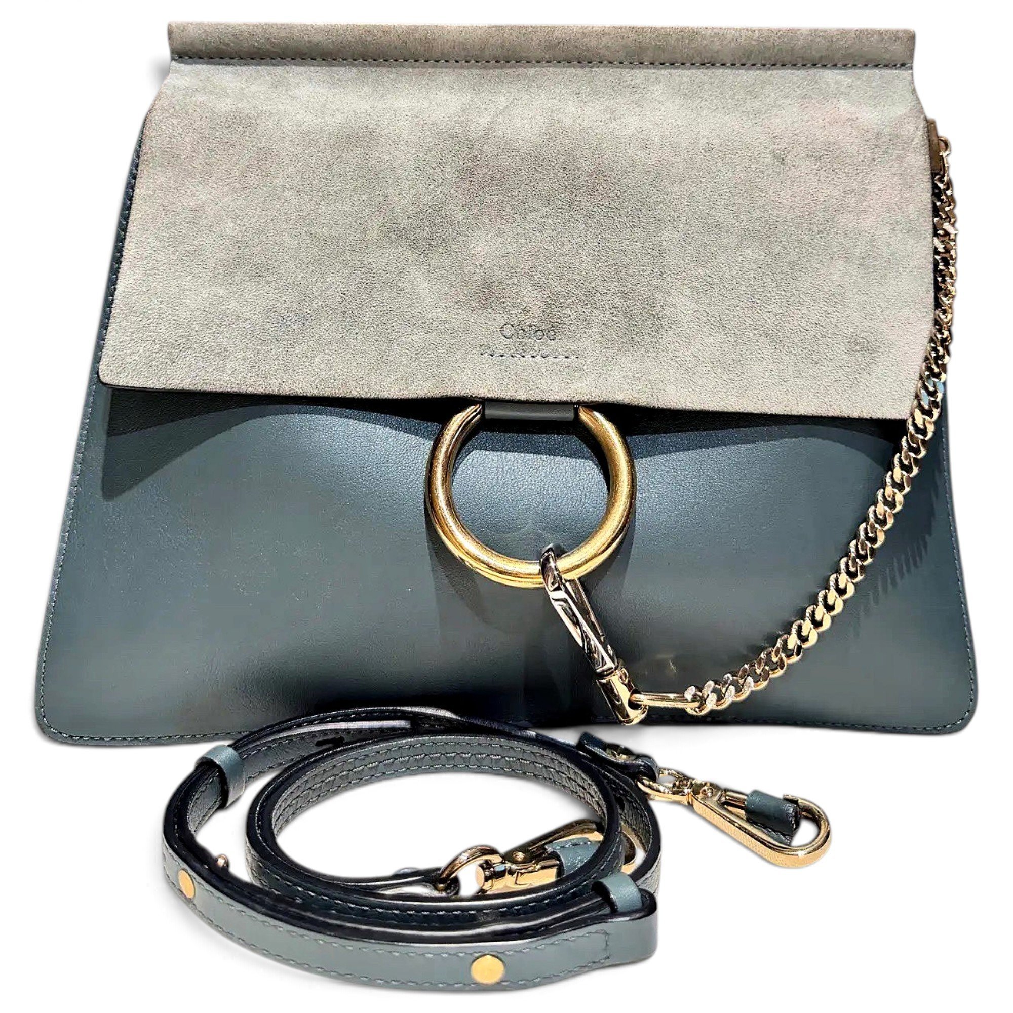 Faye leather handbag