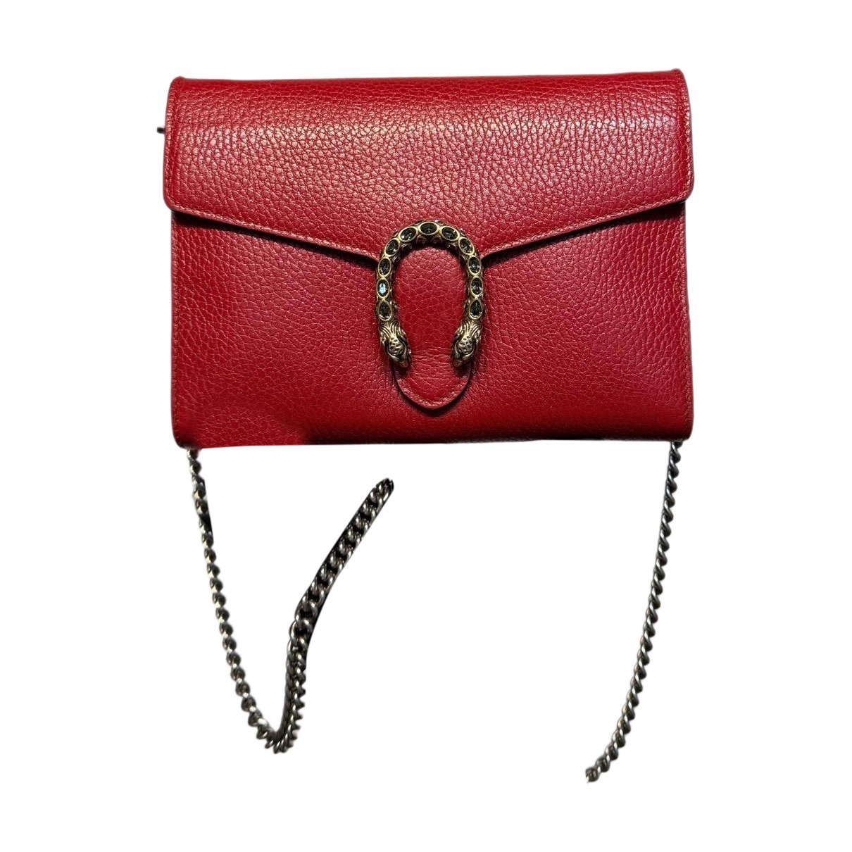 Dionysus Chain Wallet leather handbag