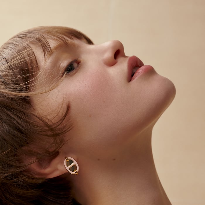 Noir Mini Maillon Earrings