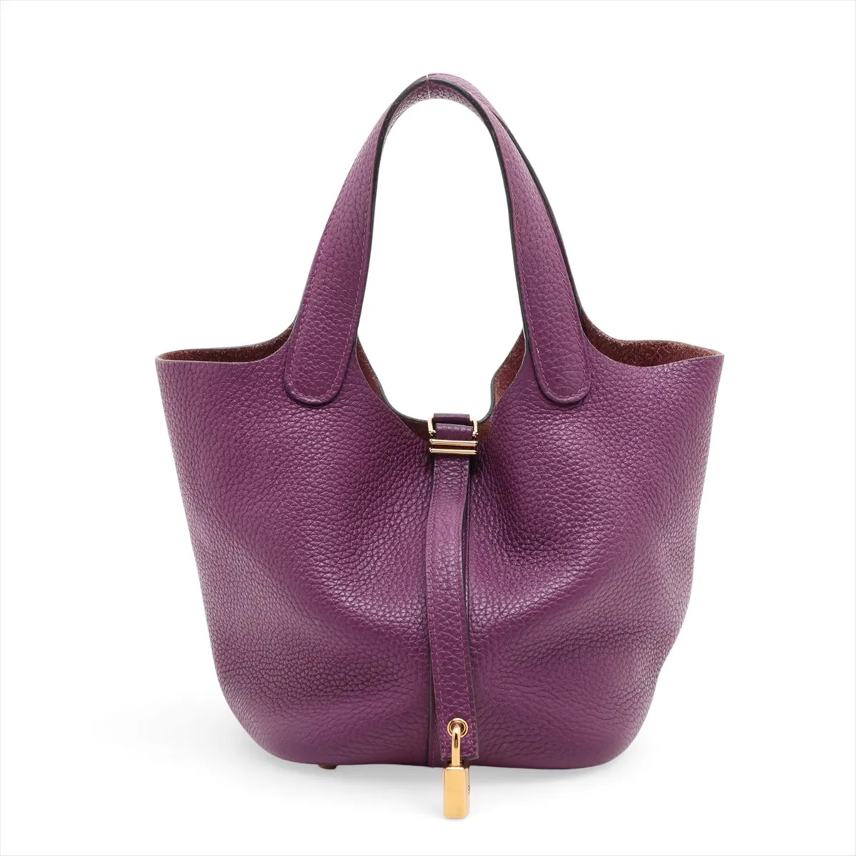 Hermès Picotin Lock 18 PM Taurillon Clemence Anemone Gold Metal Fittings