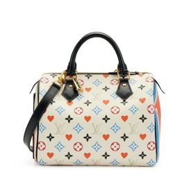 Louis Vuitton Multicolor Monogram Coated Canvas Game On Speedy Bandoulière 25 Gold Hardware, 2020