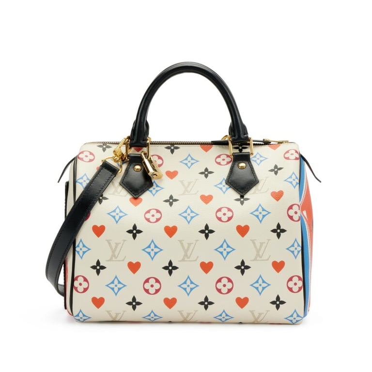 Louis Vuitton Multicolor Monogram Coated Canvas Game On Speedy Bandoulière 25 Gold Hardware, 2020