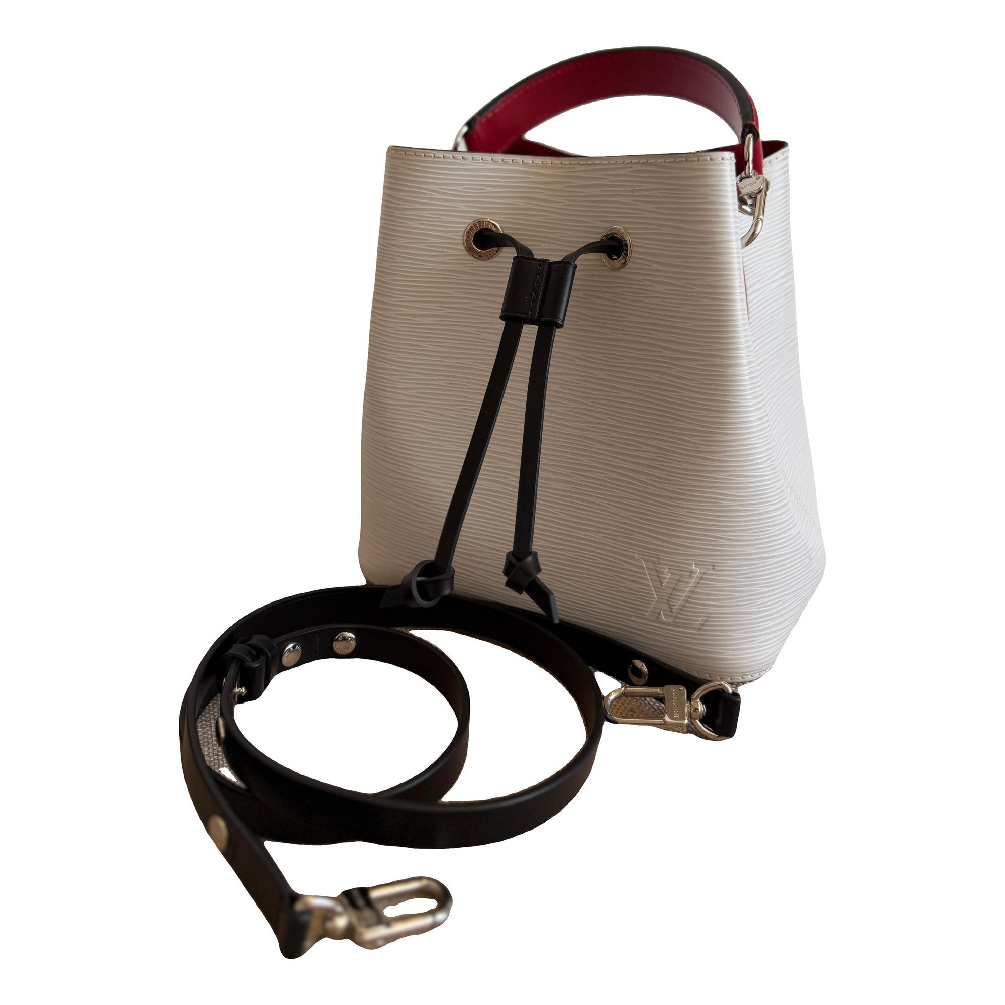 Nano Noé leather crossbody bag