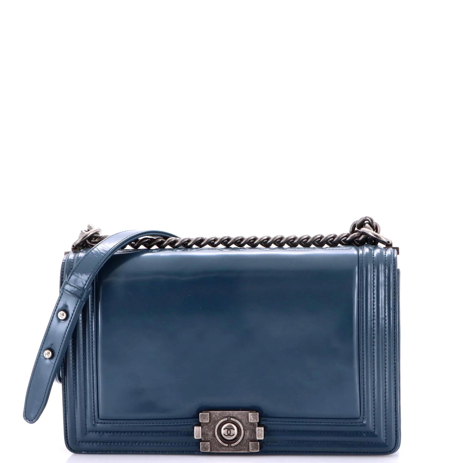 Boy leather crossbody bag