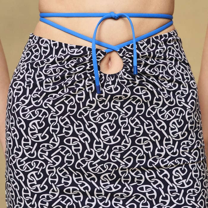 Bleu Noir "Naoussa" Skirt