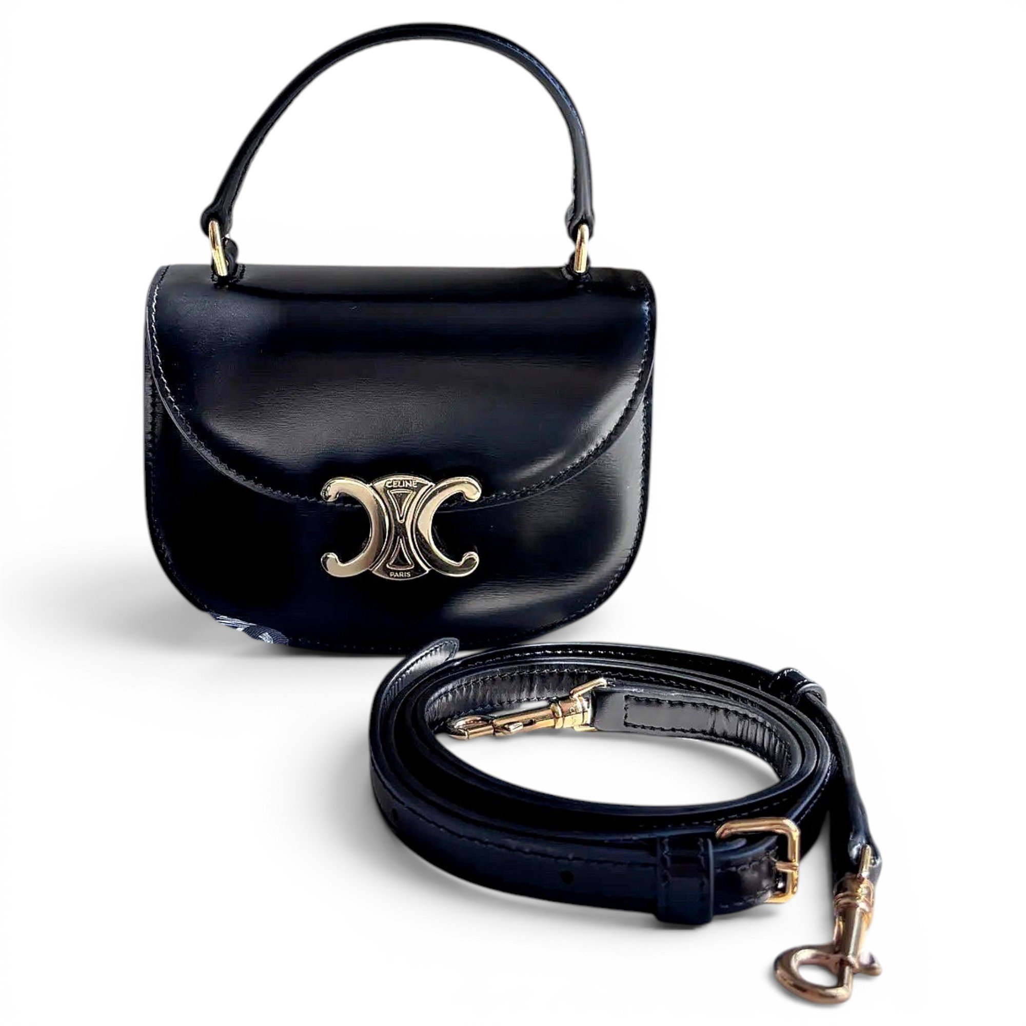 Leather crossbody bag