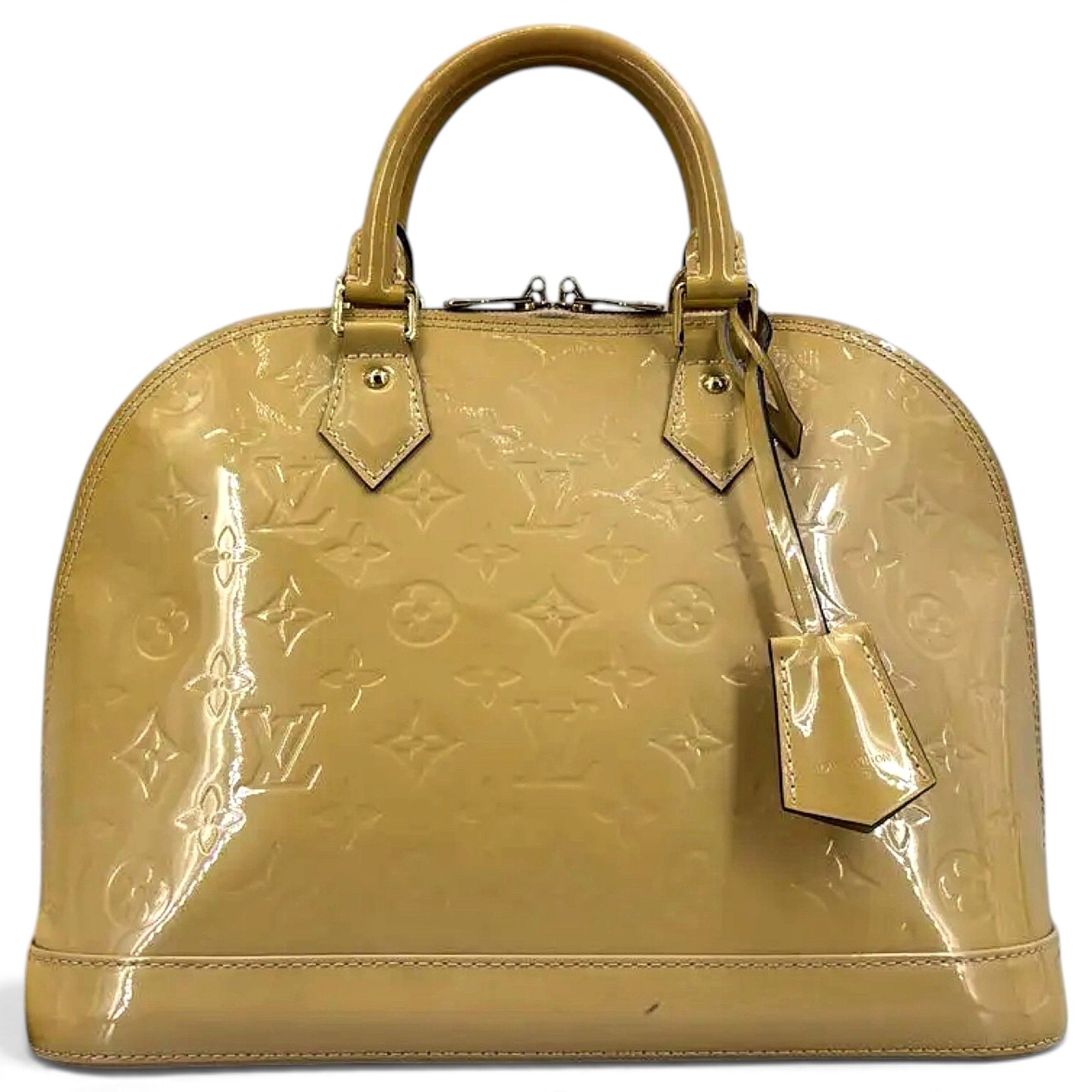 Alma patent leather handbag