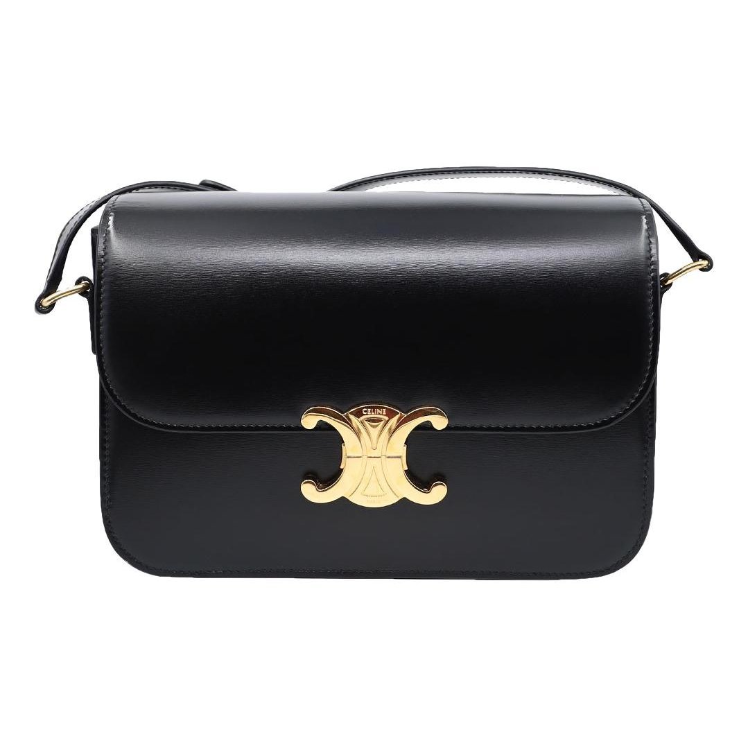 Triomphe leather handbag