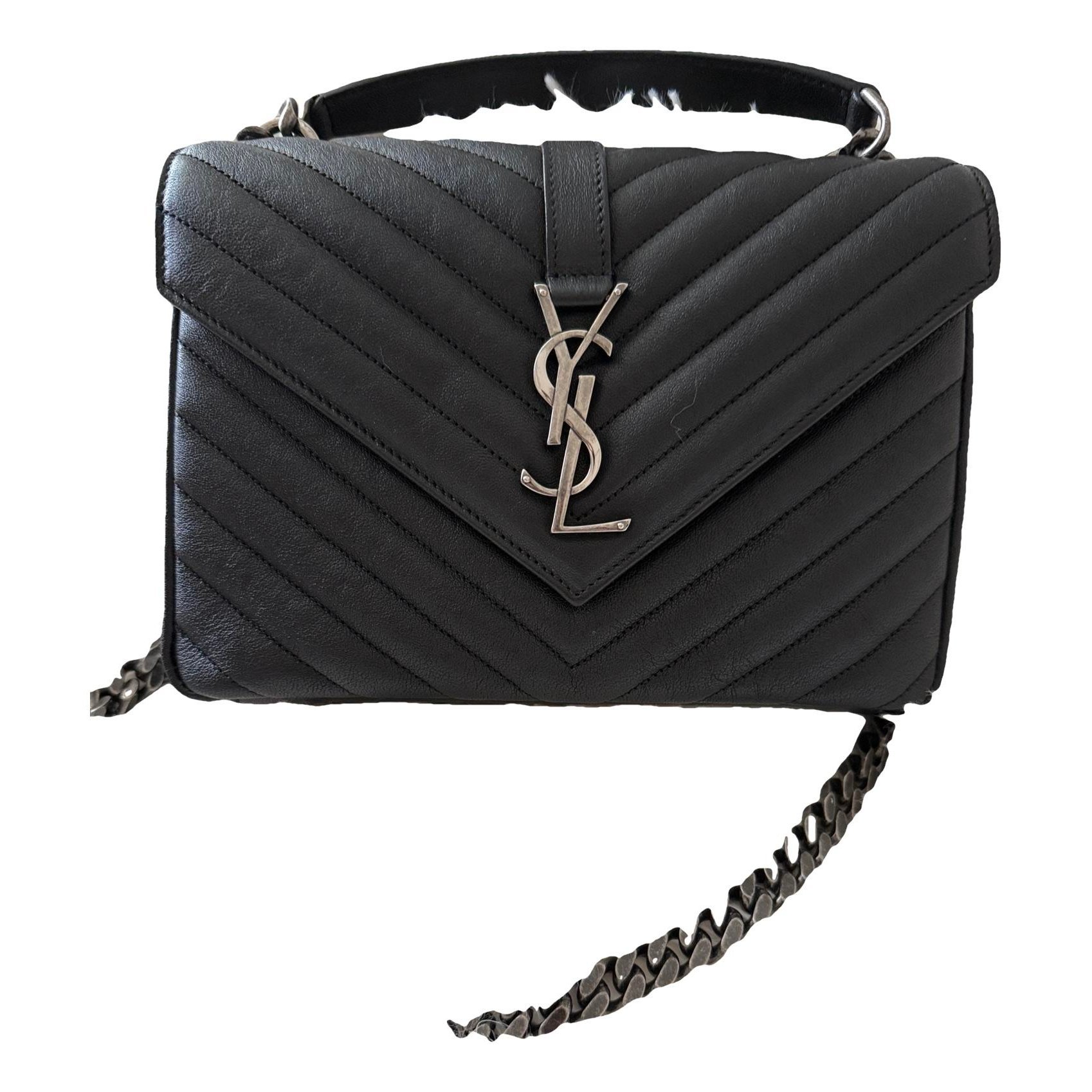 Collége monogramme leather handbag