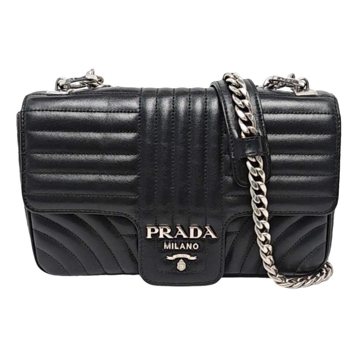 Diagramme leather handbag