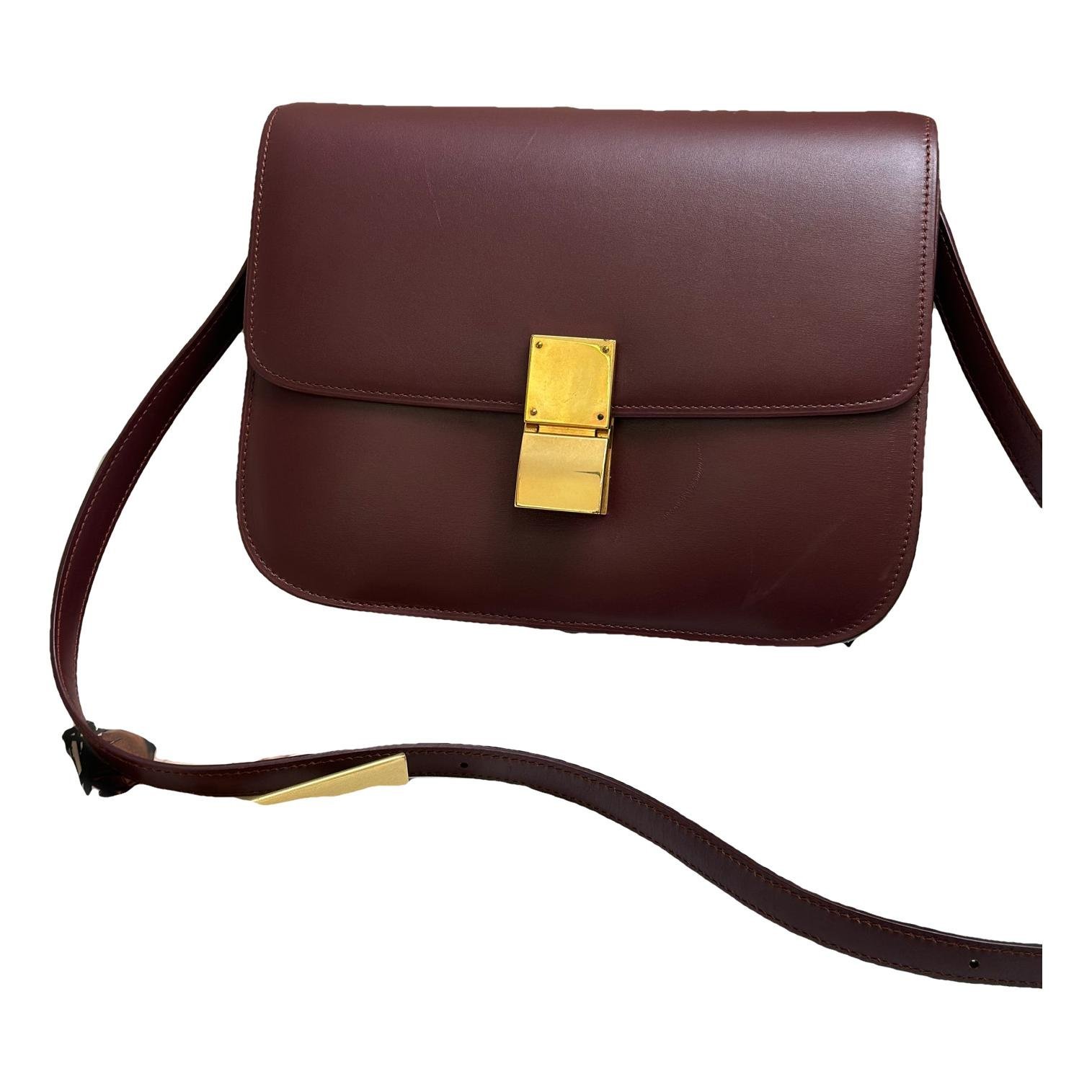 Classic leather handbag