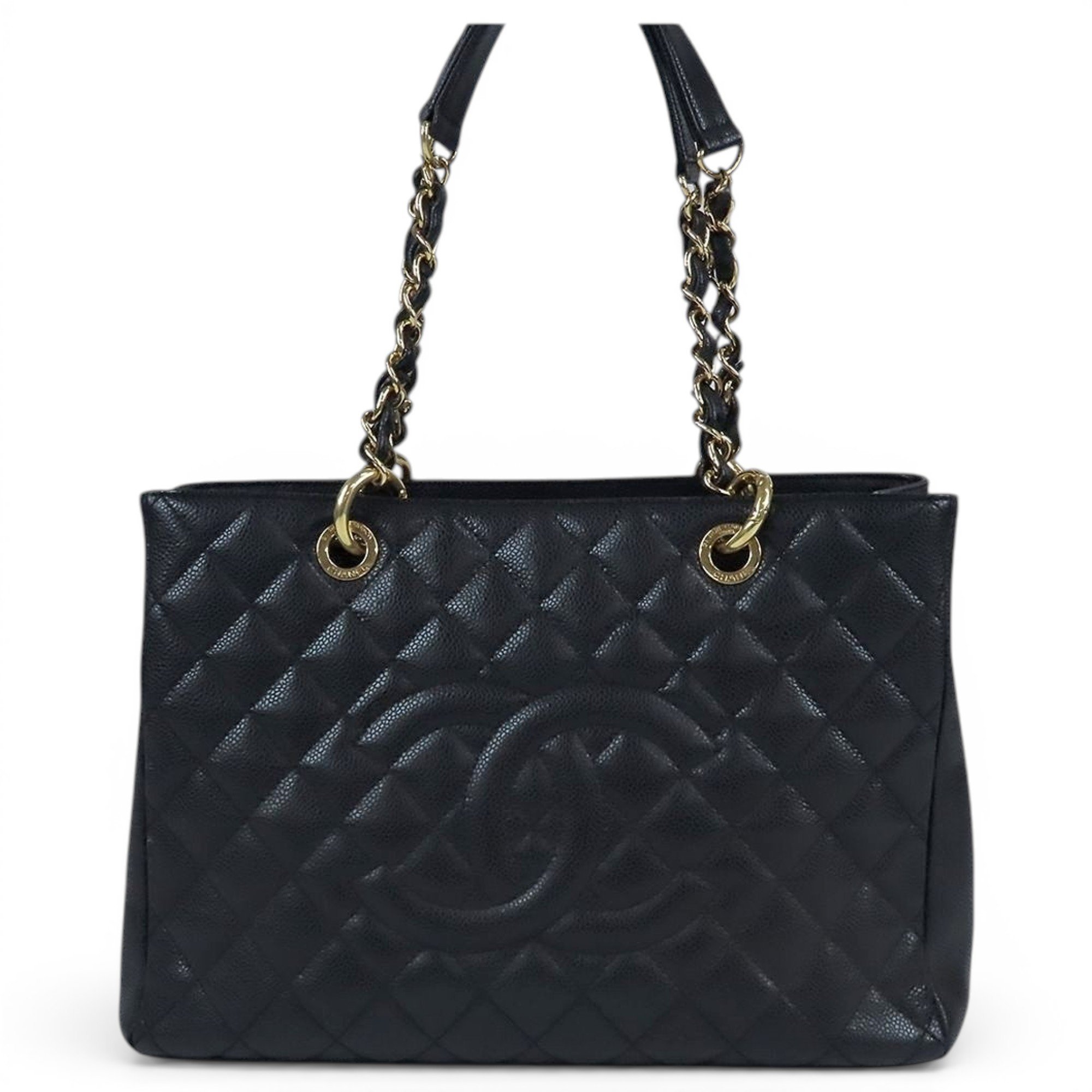 Grand shopping leather tote