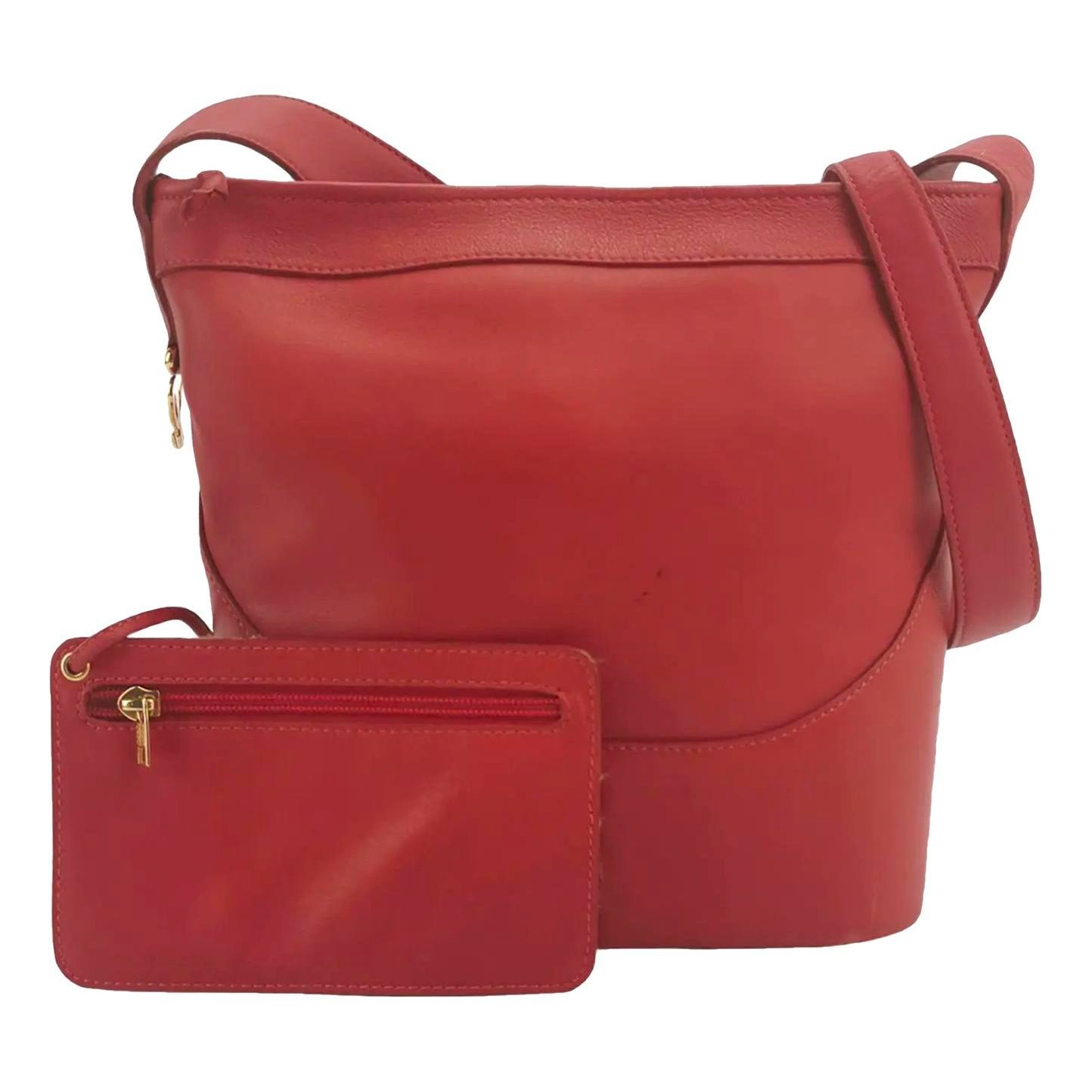 Leather crossbody bag