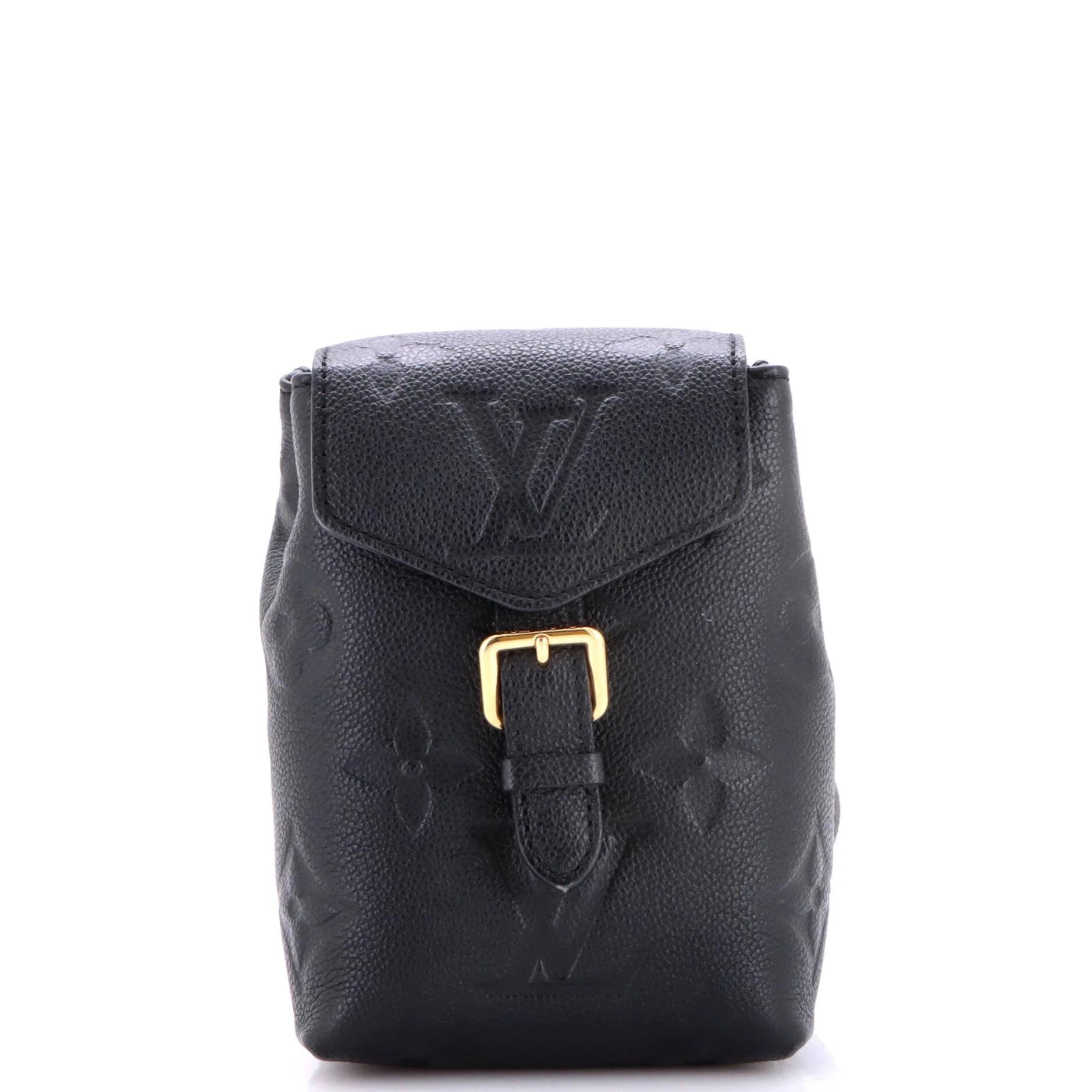 Leather backpack