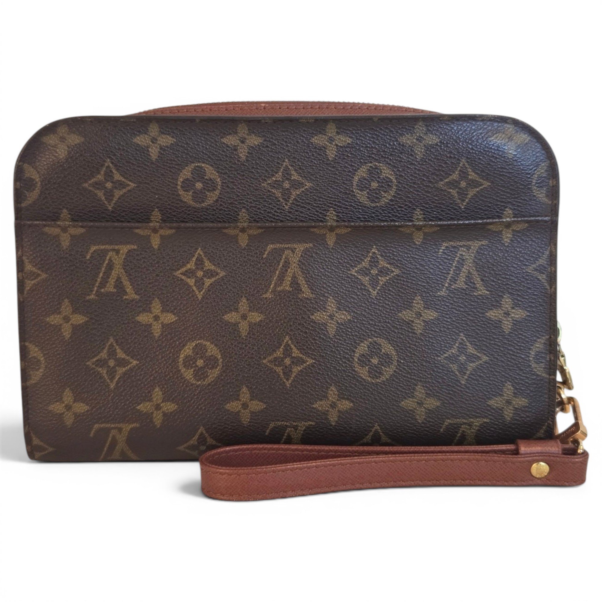 Orsay leather clutch bag