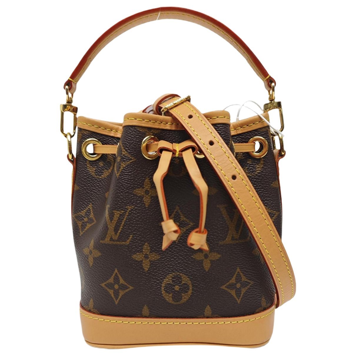 Nano Noé leather handbag