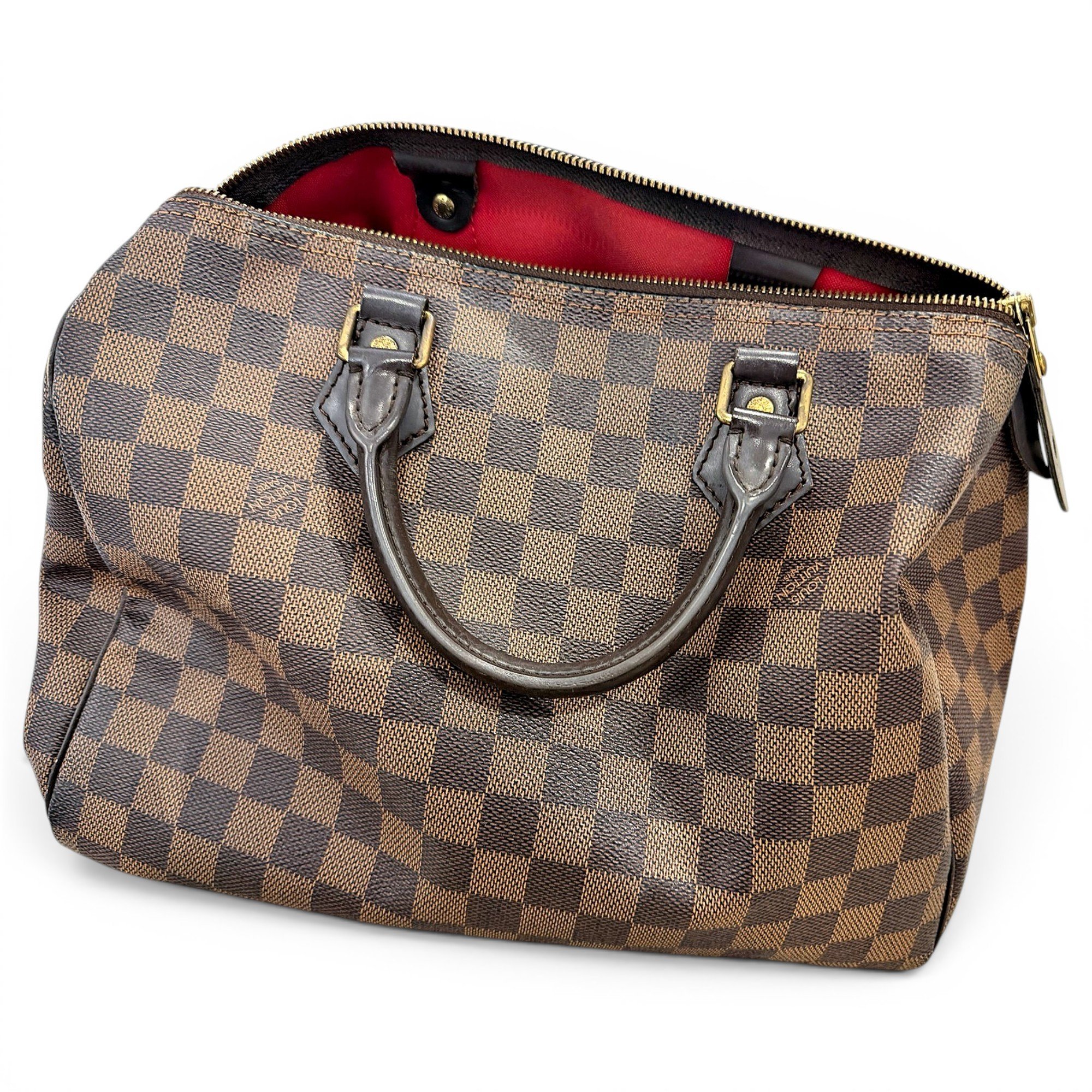 Speedy leather handbag
