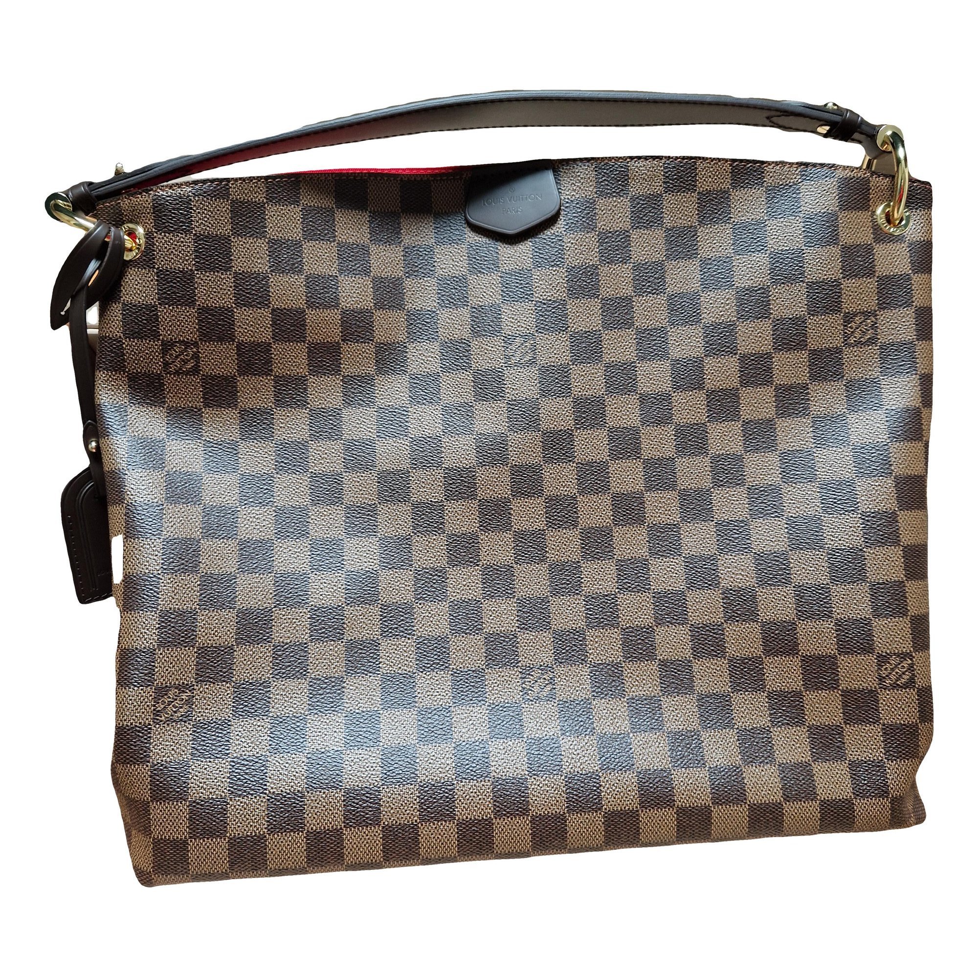 Graceful leather handbag