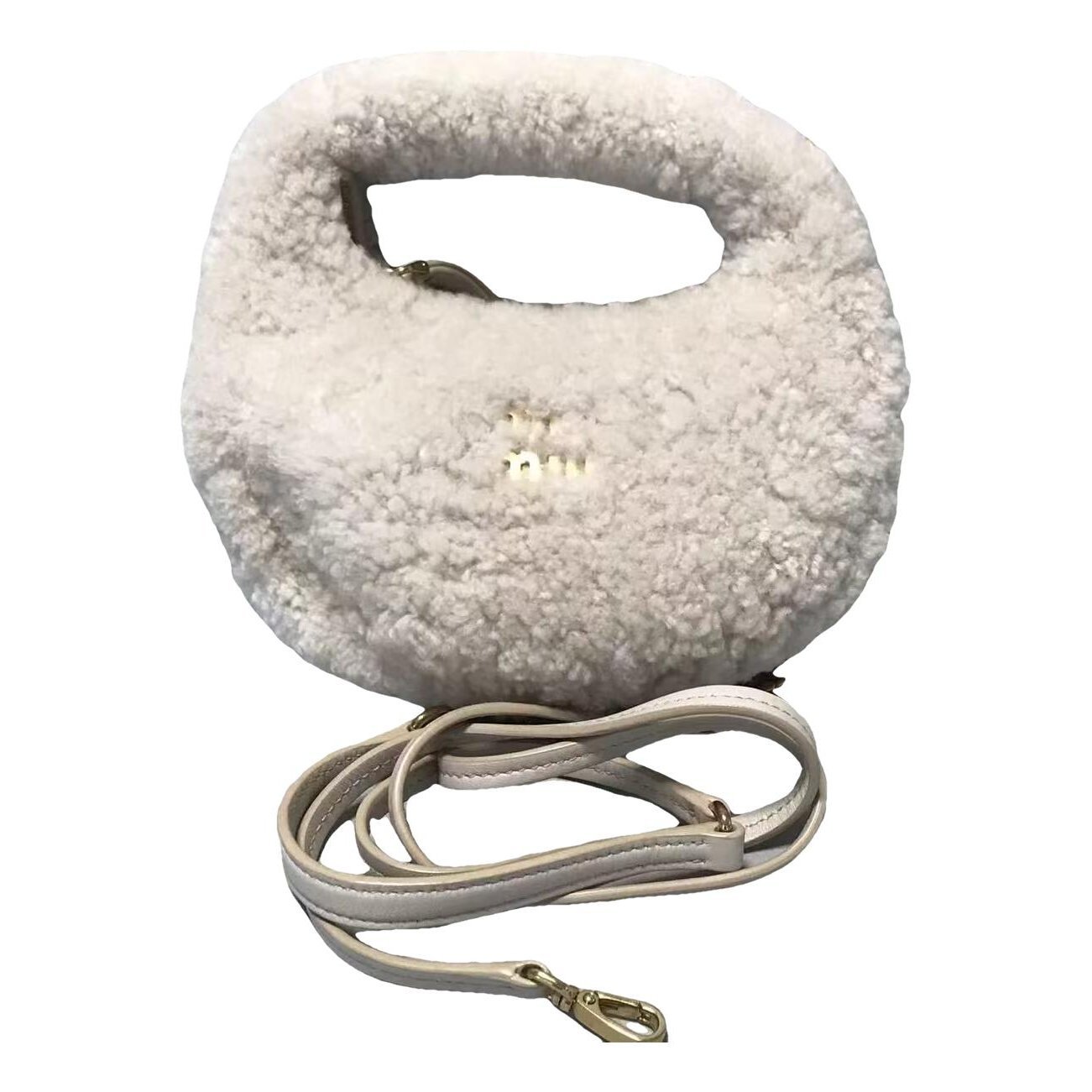 Miu Wander wool handbag