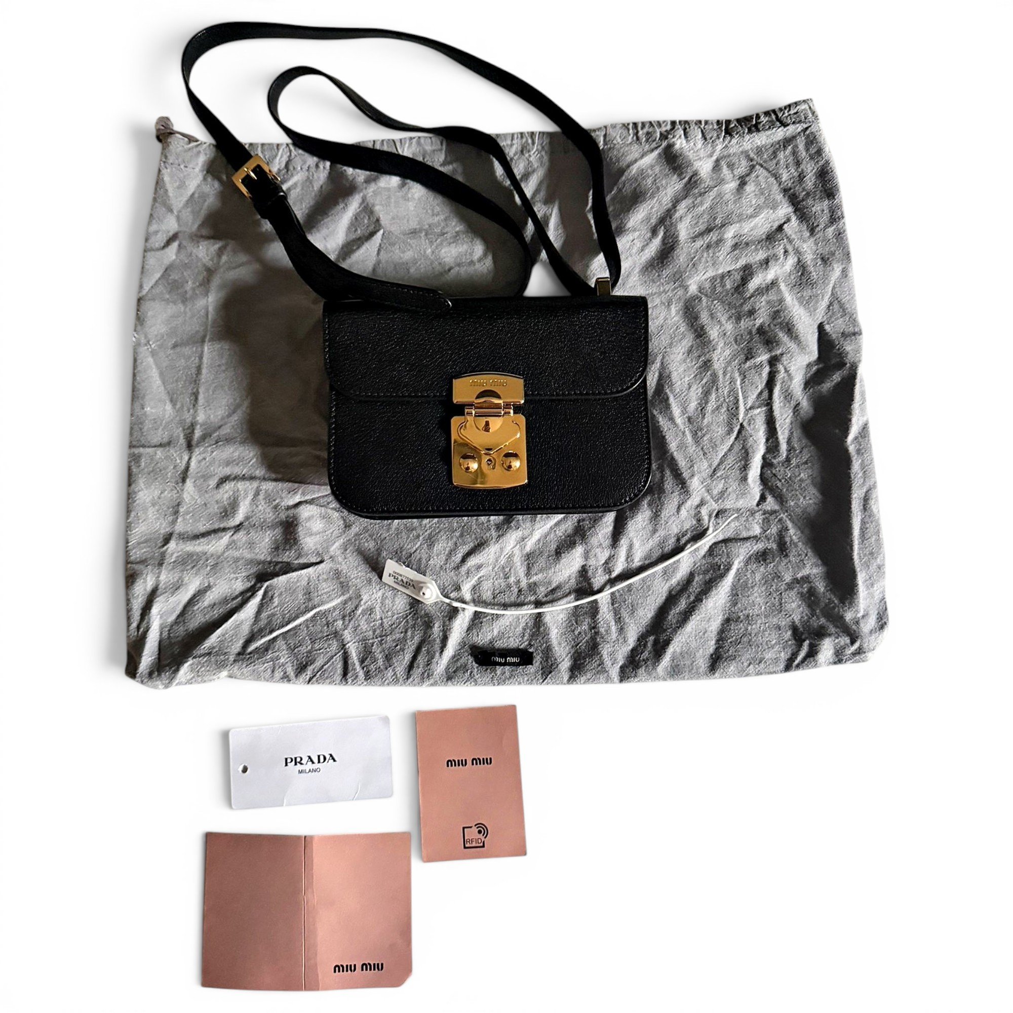 Leather clutch bag