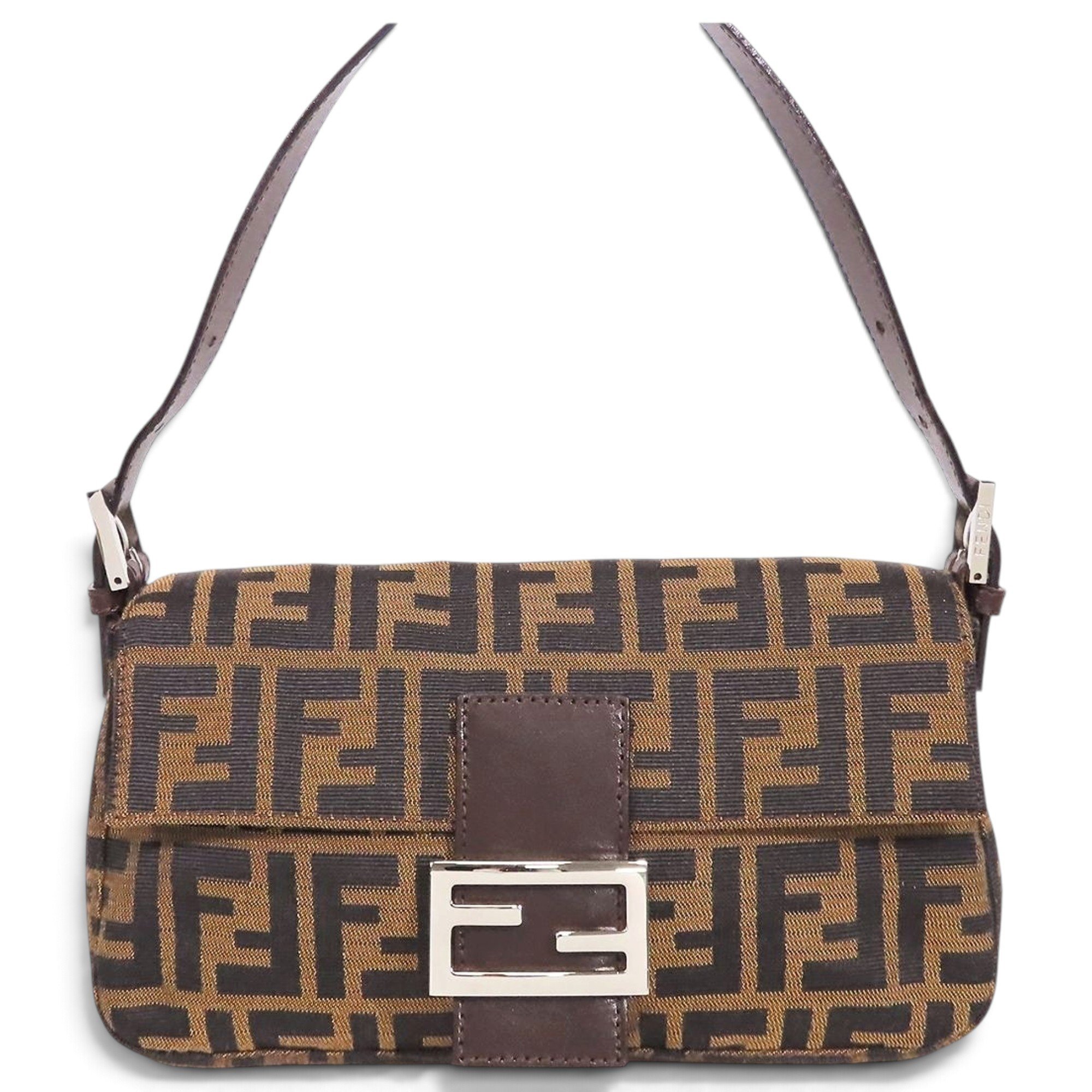 Pocket leather handbag