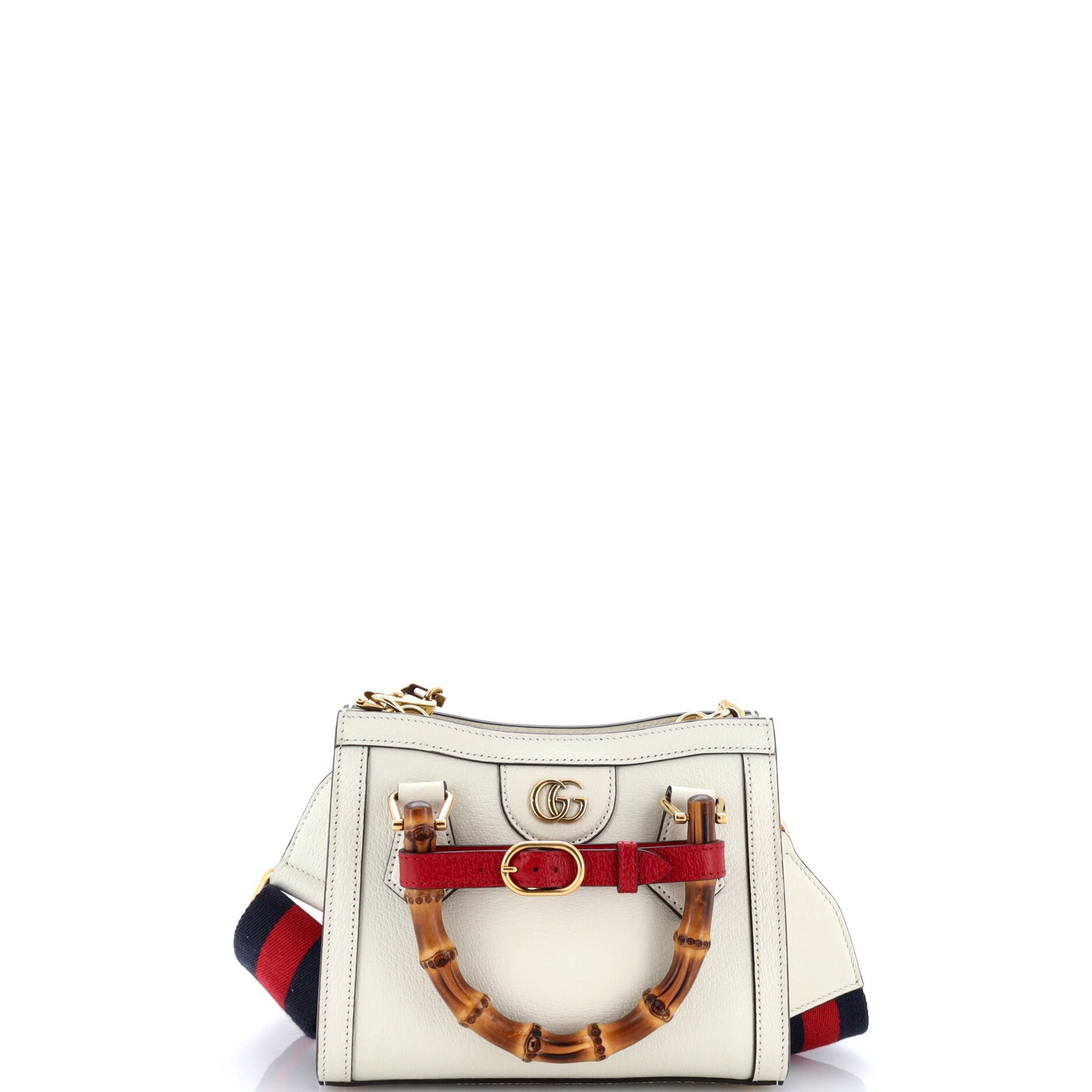 Diana NM Bamboo Handle Tote Leather Mini