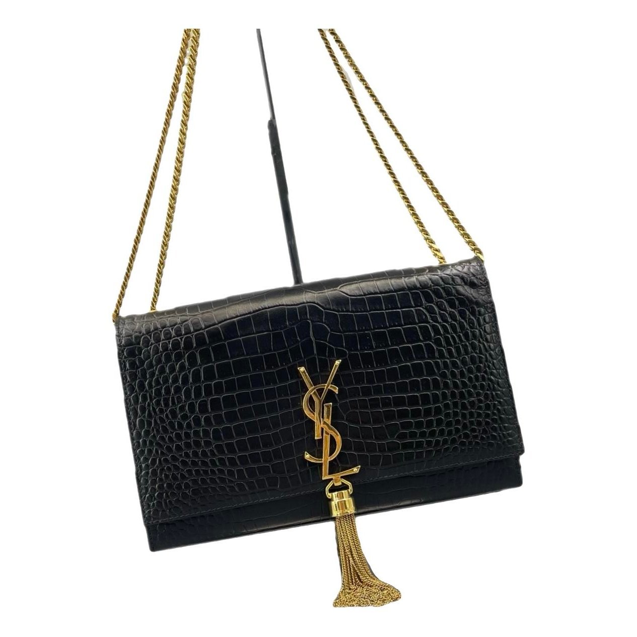 Pompom Kate leather handbag