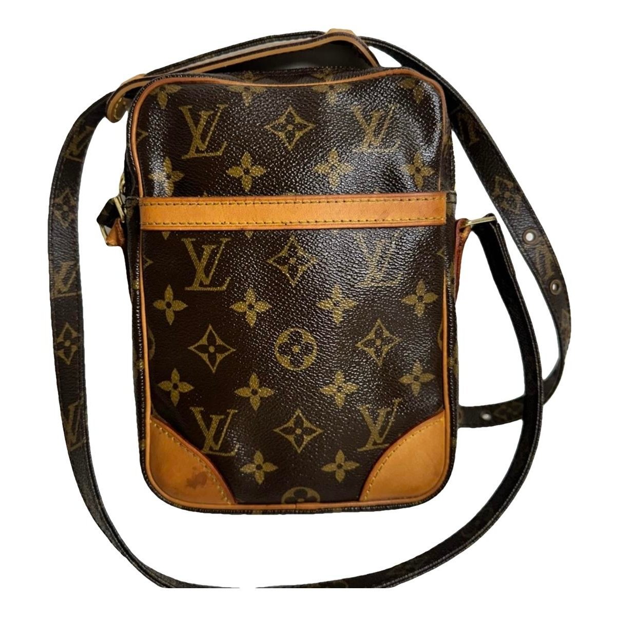 Danube leather crossbody bag