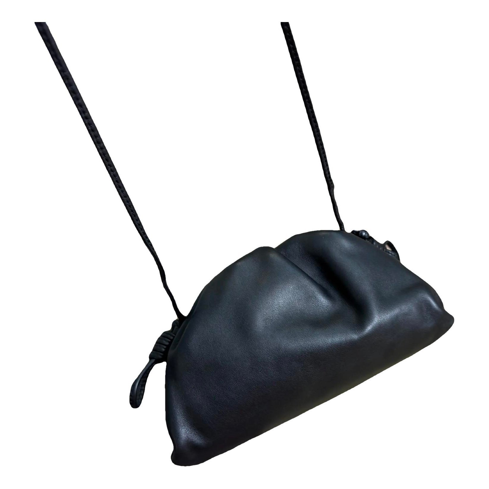 Pouch leather crossbody bag