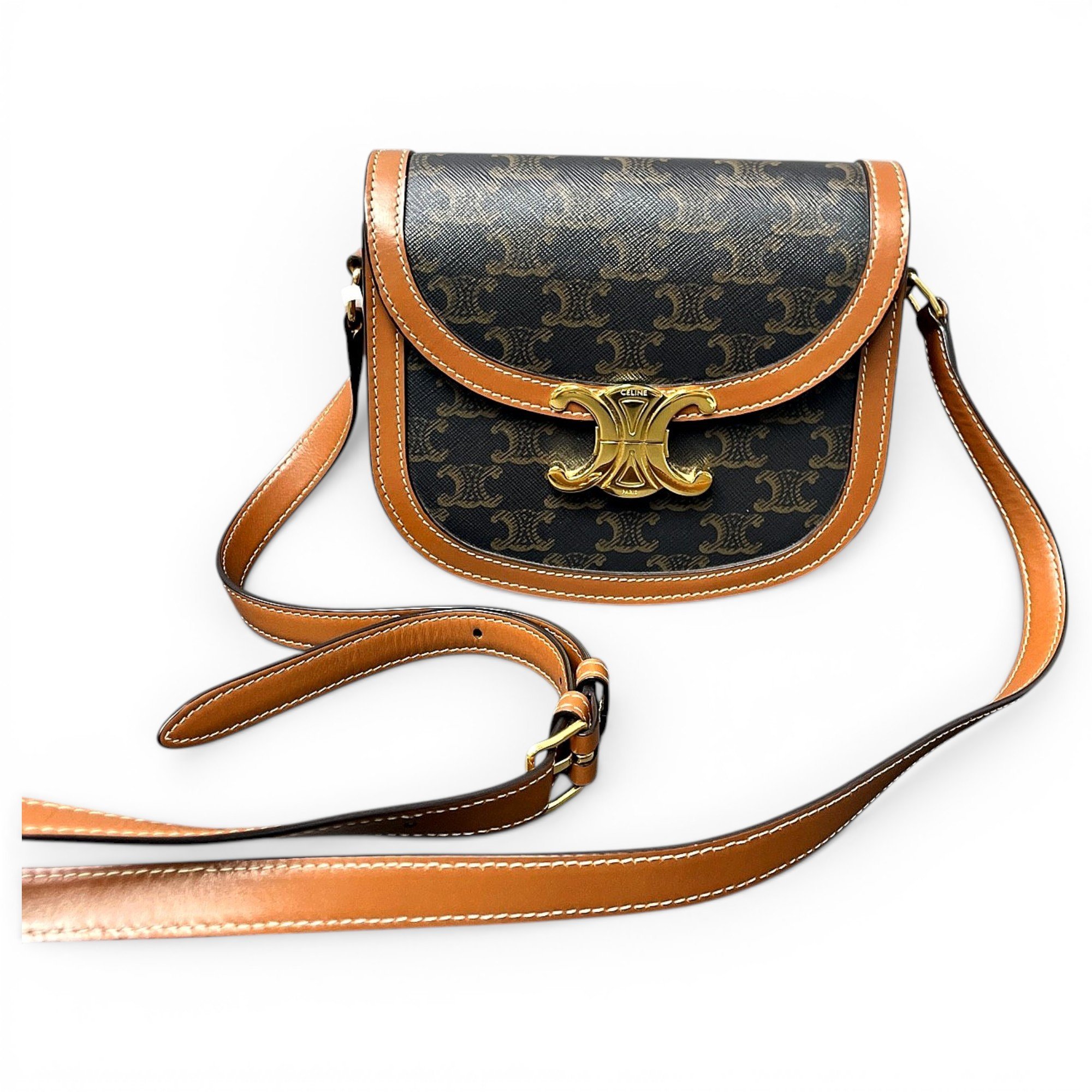 Folco leather crossbody bag