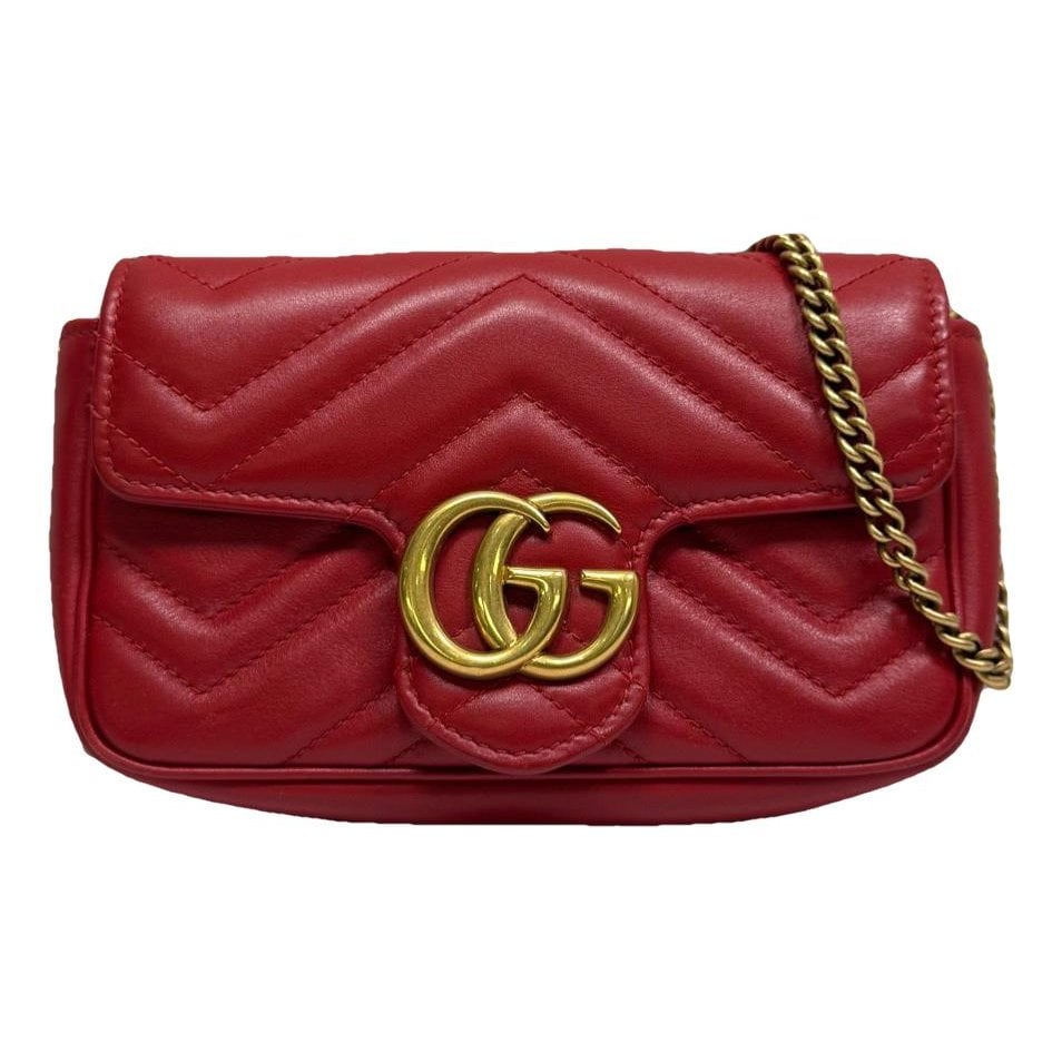 GG Marmont Flap leather crossbody bag