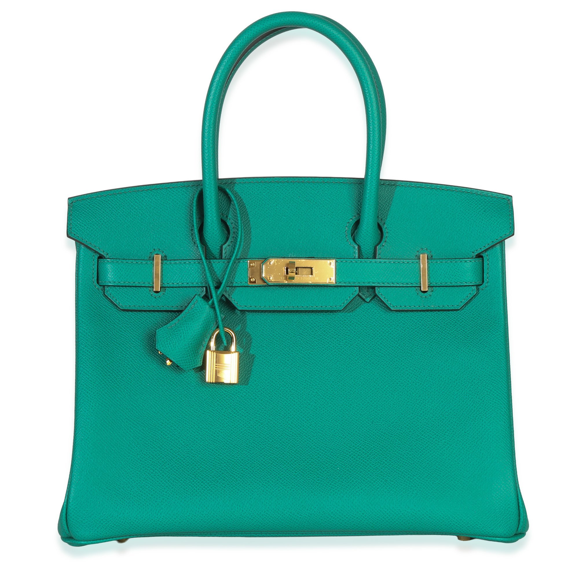 Hermes Birkin 30 Handbag Vert Jade Epsom Leather 2021