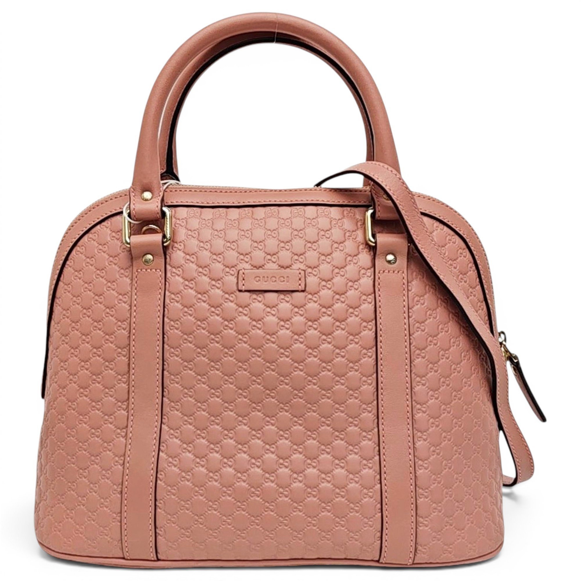 Dôme leather crossbody bag