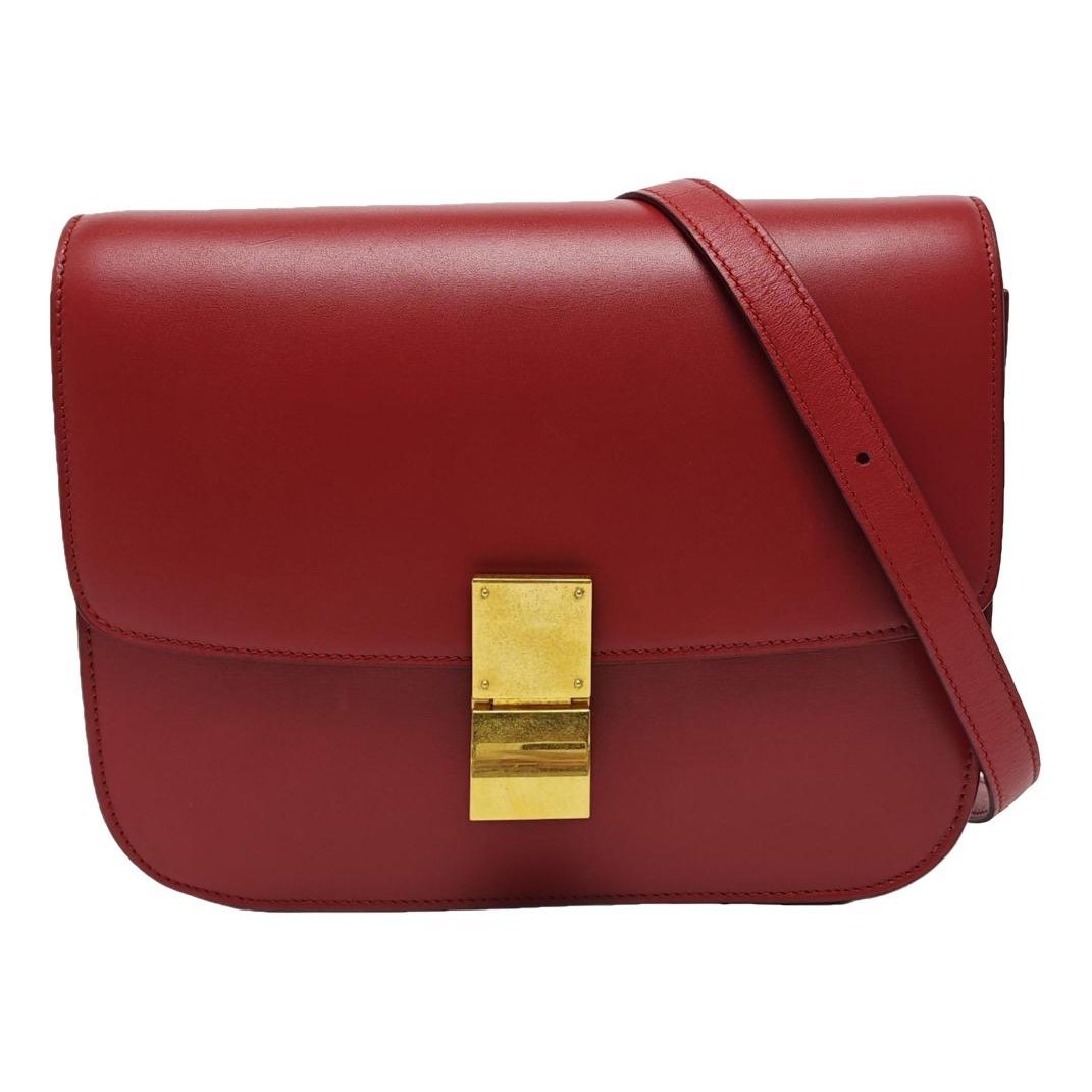 Classic leather crossbody bag