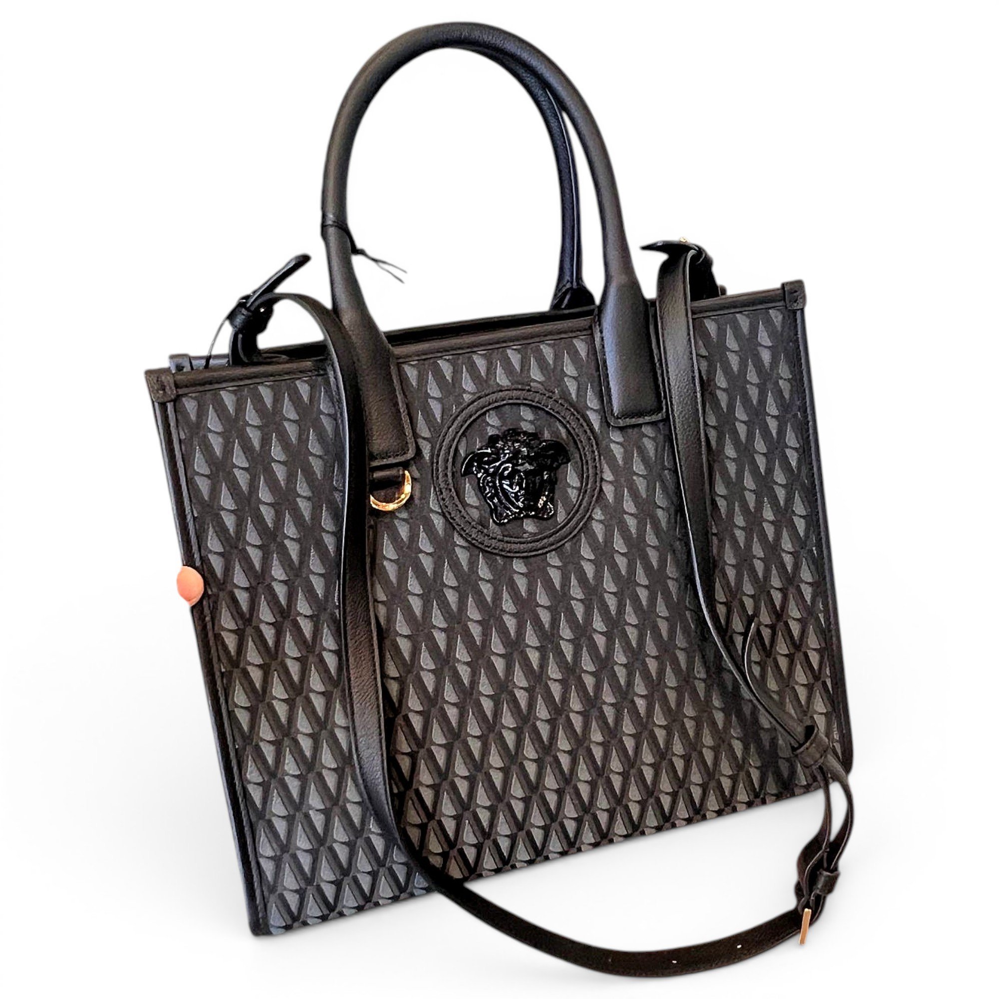 La Medusa leather tote