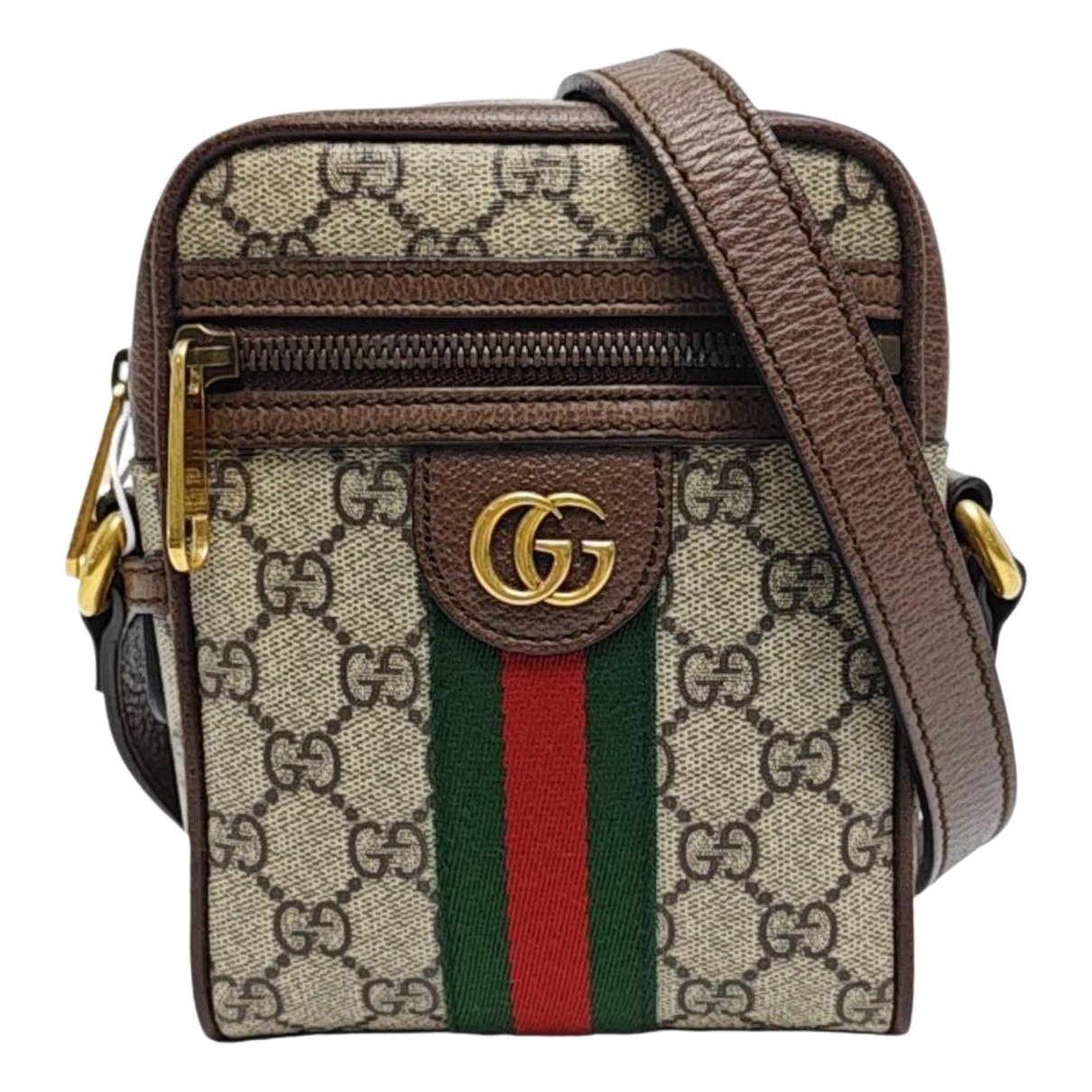 Ophidia leather crossbody bag