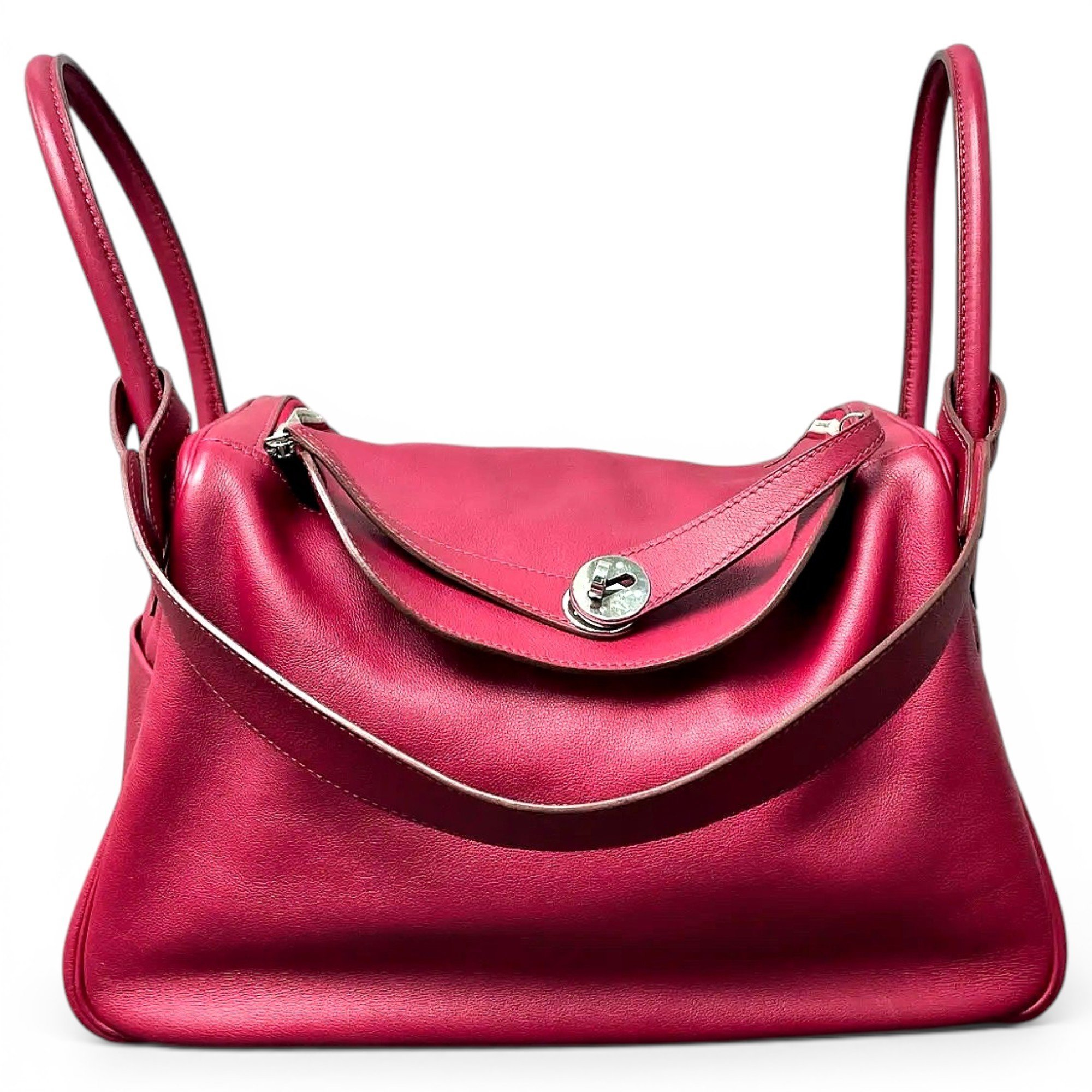 Hermes Lindy Handbag Rouge Grenat
