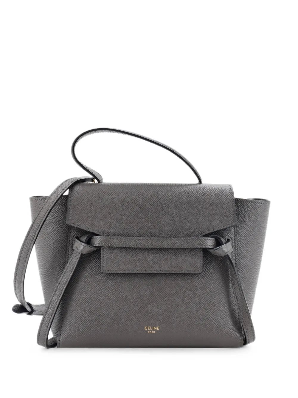 Belt Bag Textured Leather Nano shoulder bag