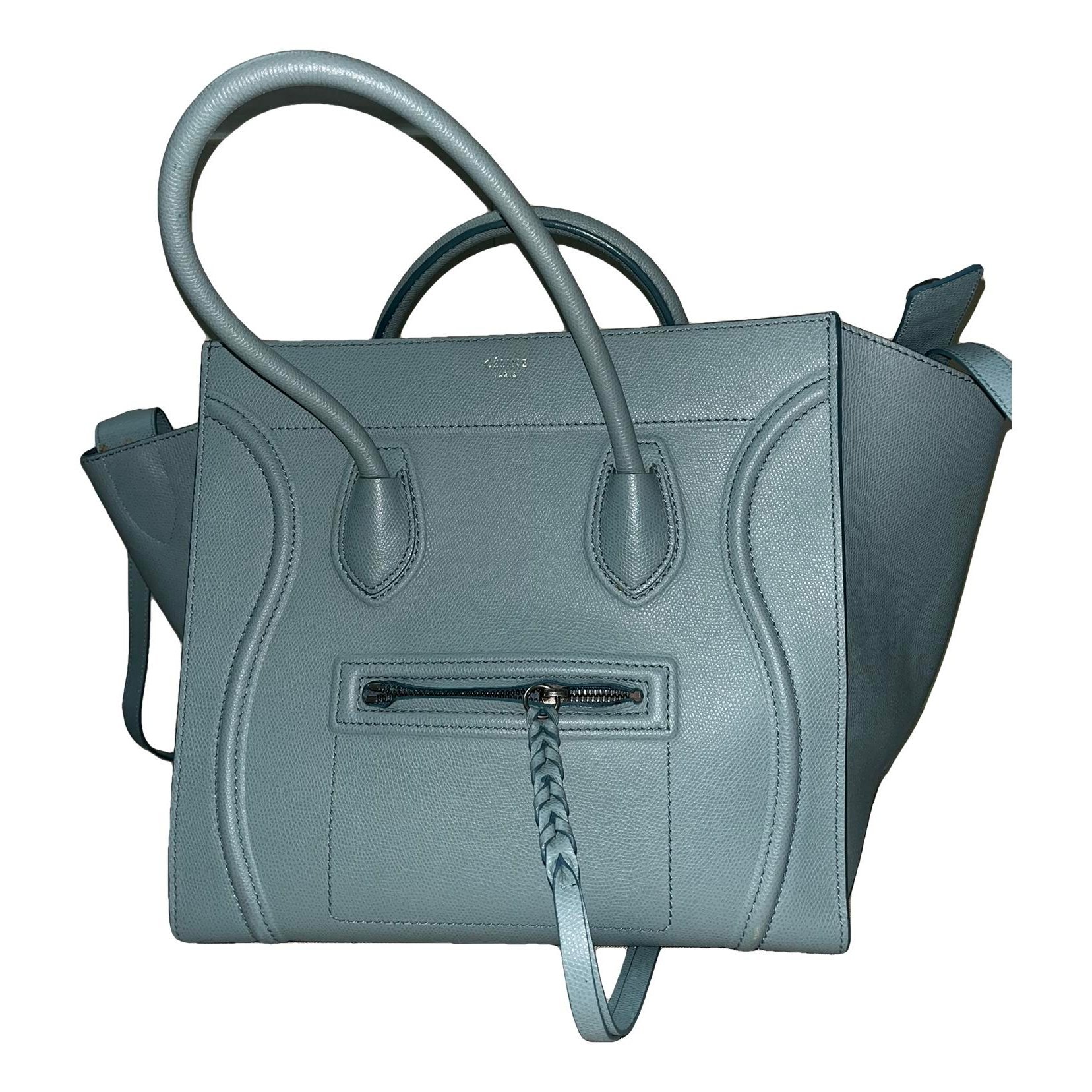 Luggage leather handbag