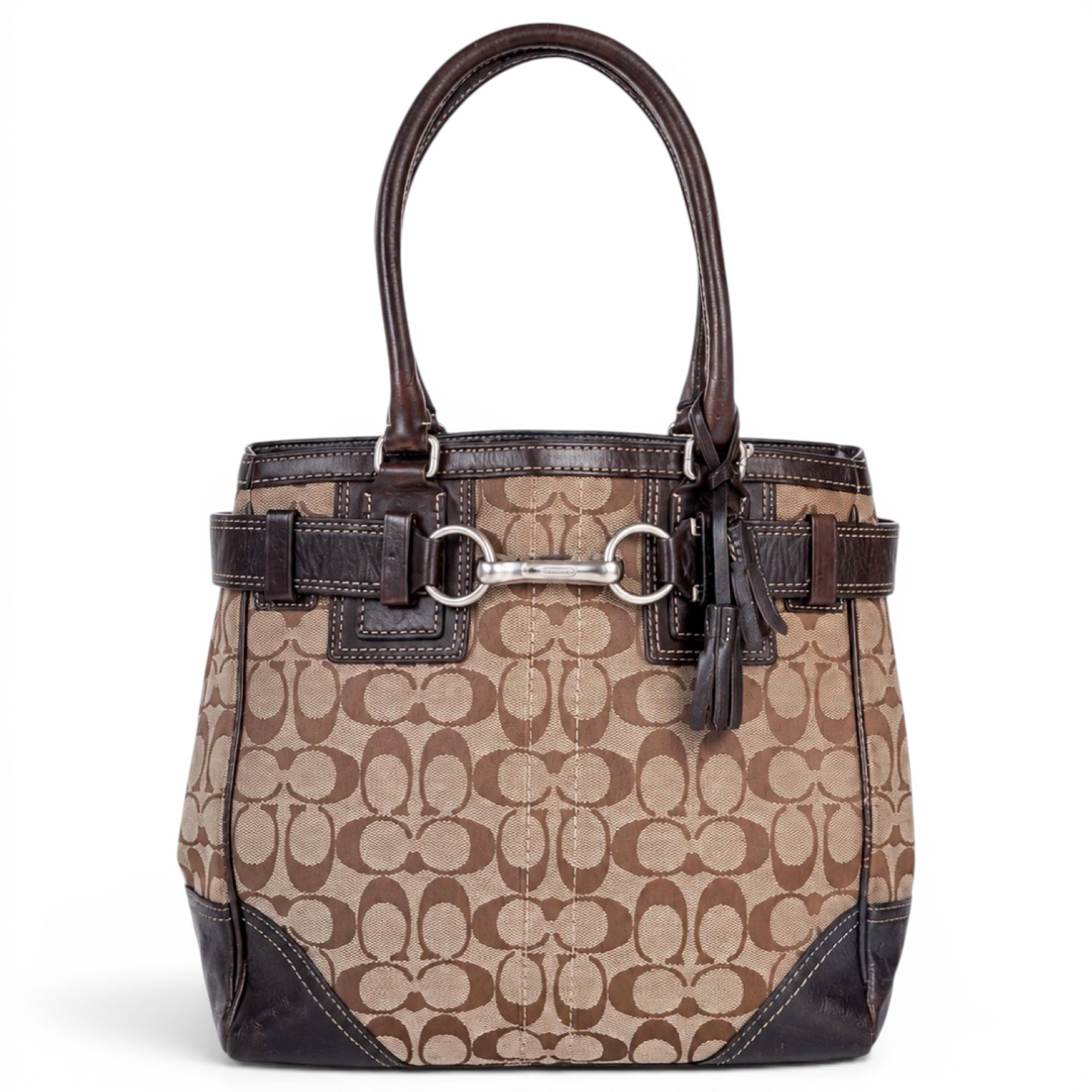 Leather handbag
