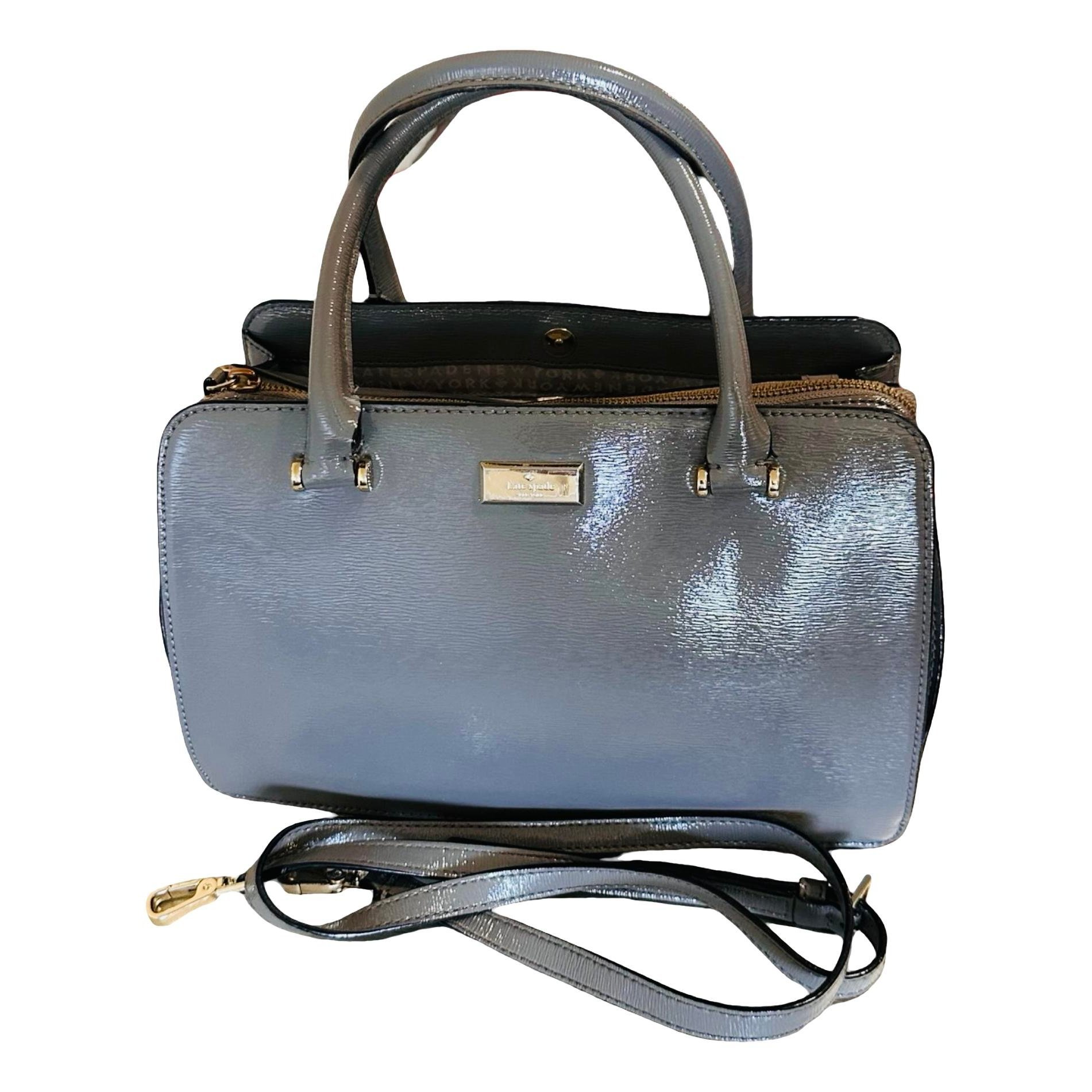 Patent leather crossbody bag