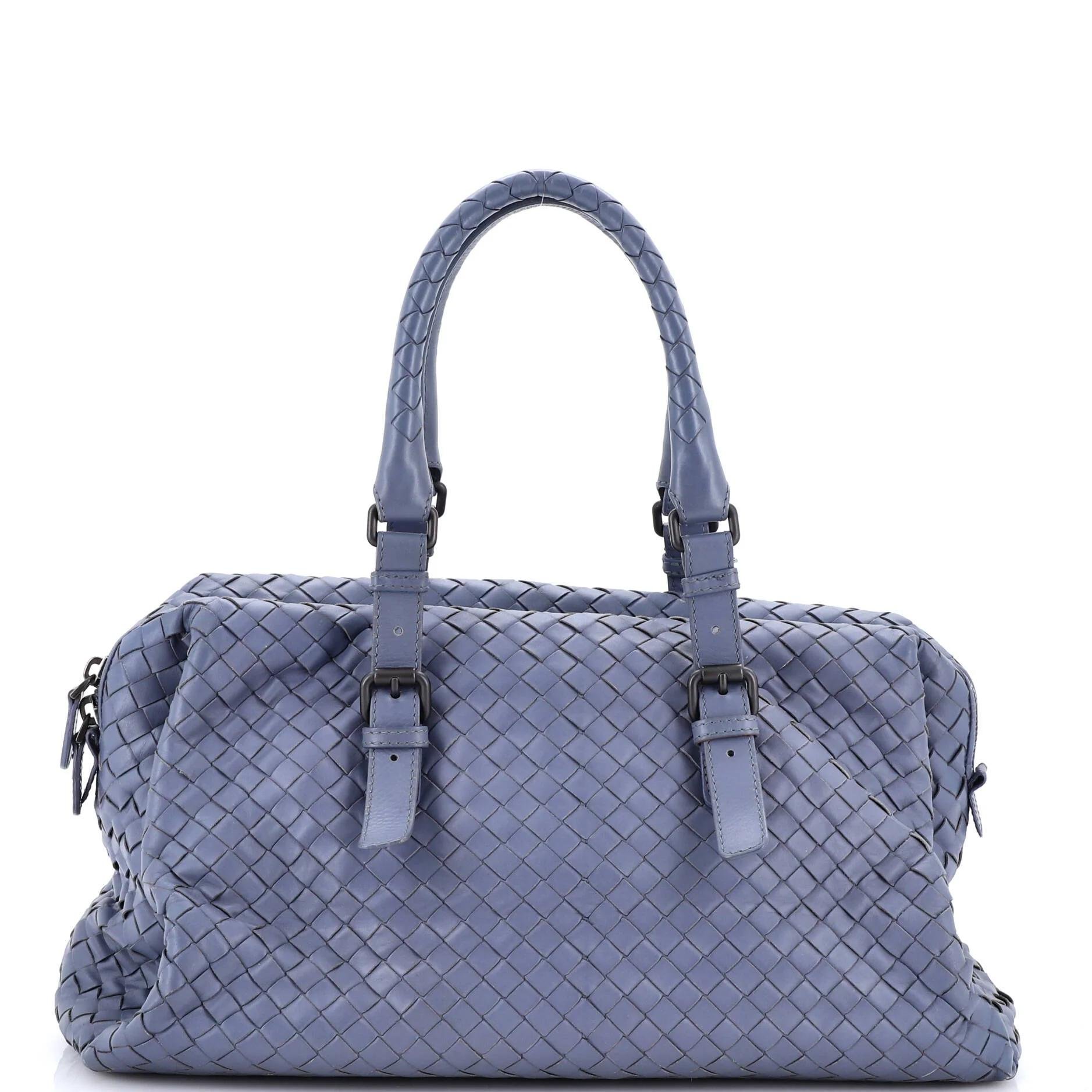 Leather bowling bag