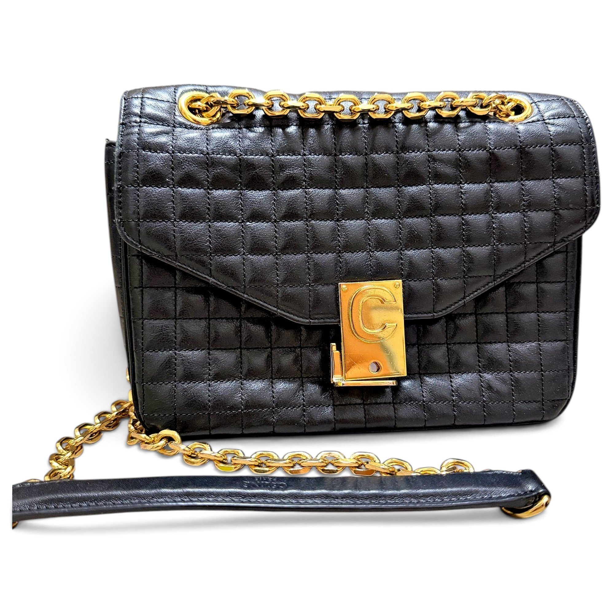 C bag leather handbag