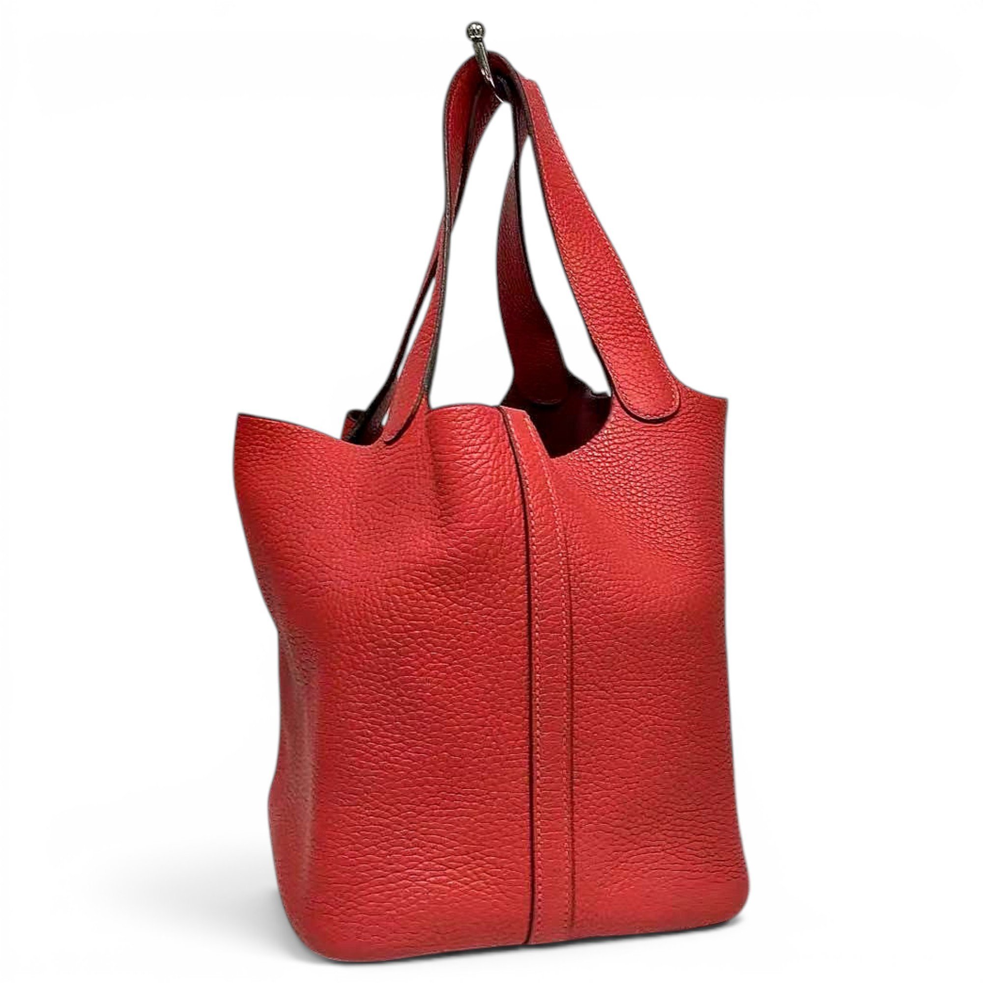 Picotin leather handbag