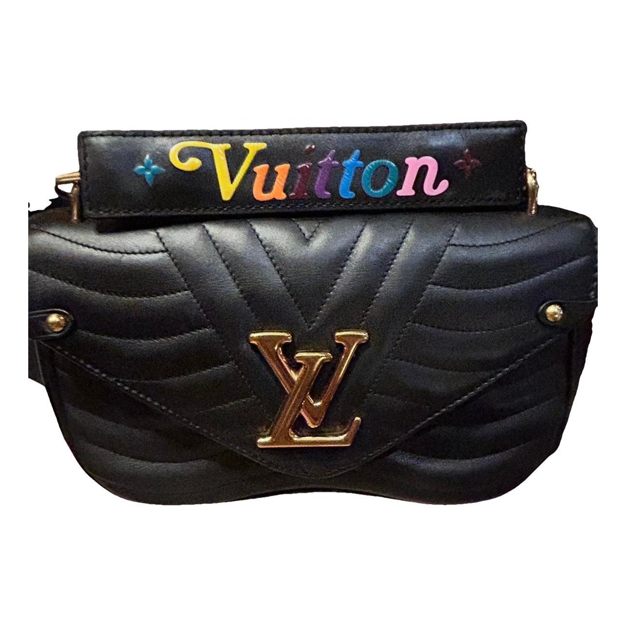 New Wave leather handbag