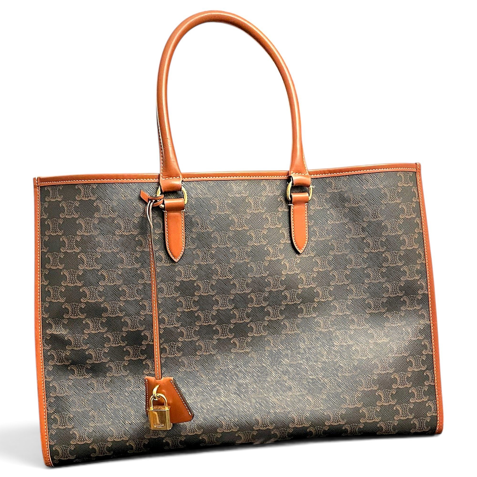Leather tote