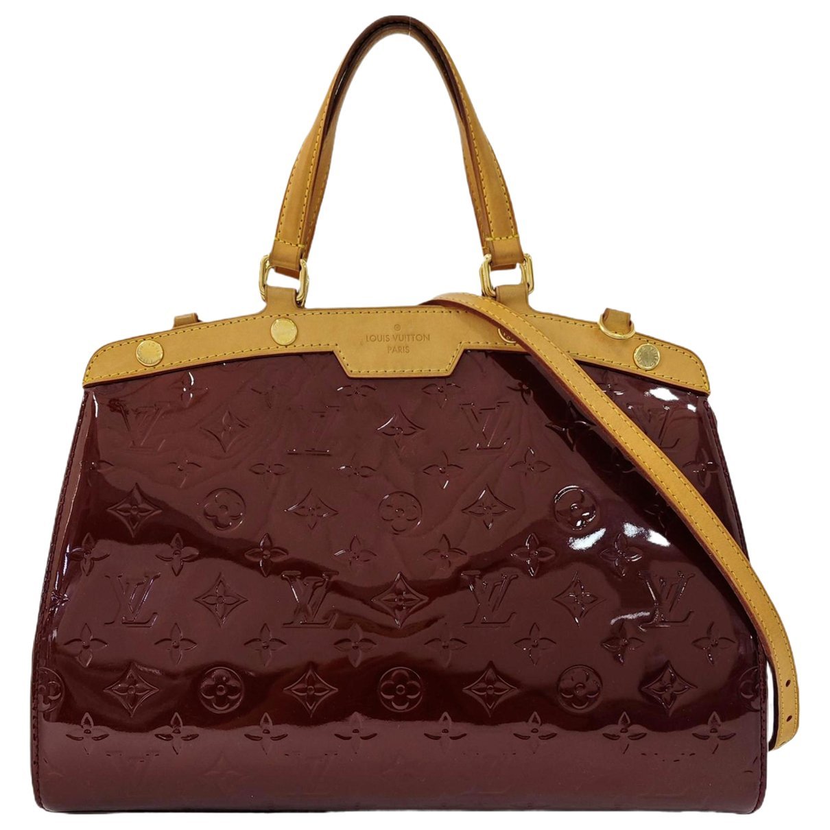 Bréa patent leather handbag