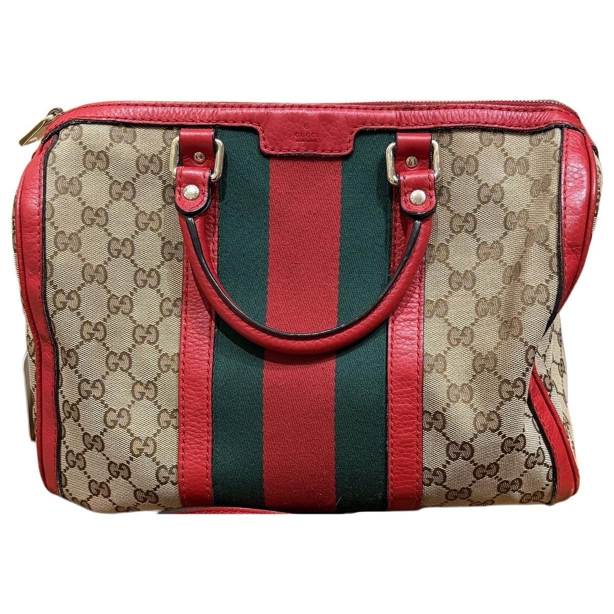 Boston leather tote