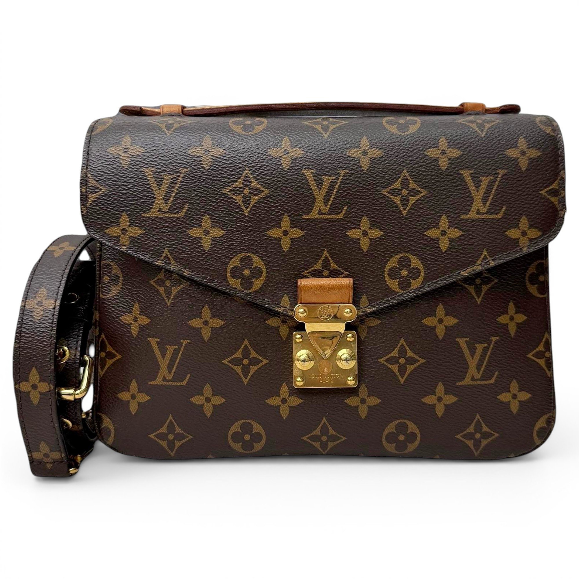 Metis leather handbag